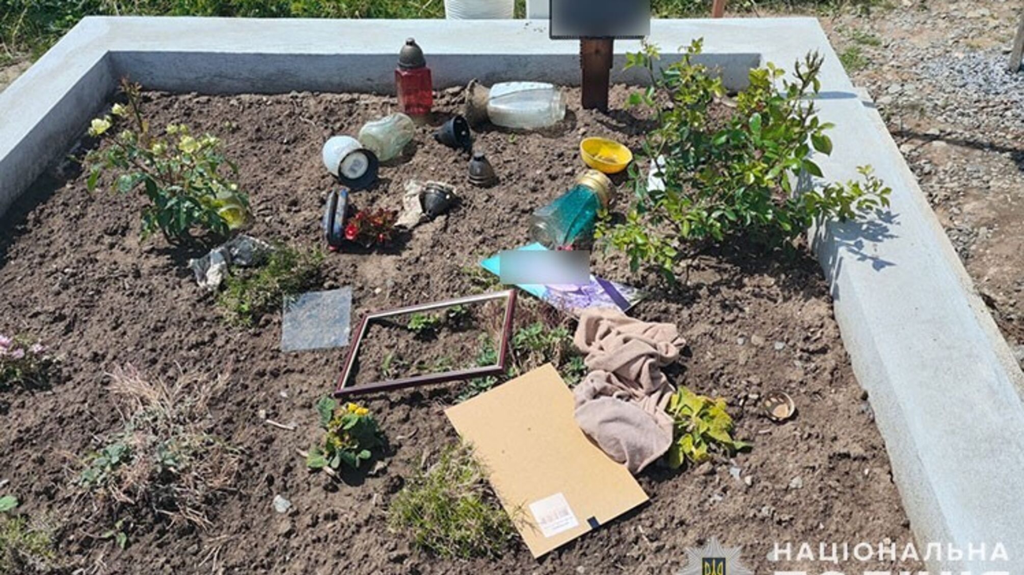 В Тернопольской области вандал повредил четыре могилы погибших бойцов