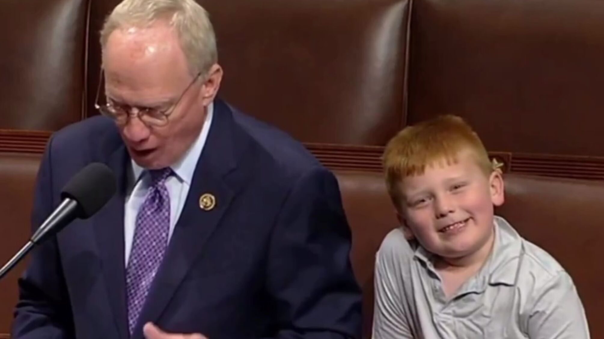 Син Джона Роуза розважив Конгрес під час виступу батька