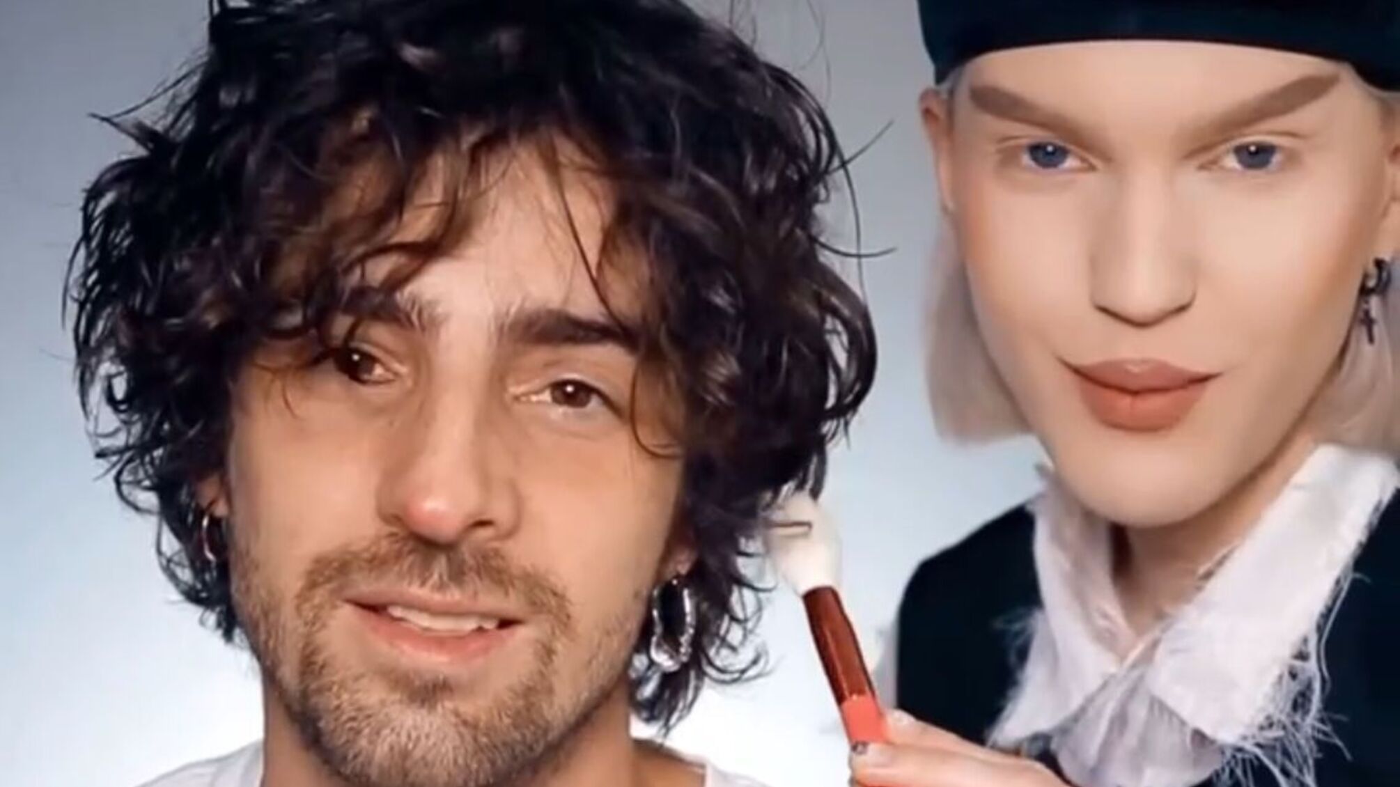 Голубые тени и накладные ногти — певец Владимир Дантес шокировал украинцев смелым образом