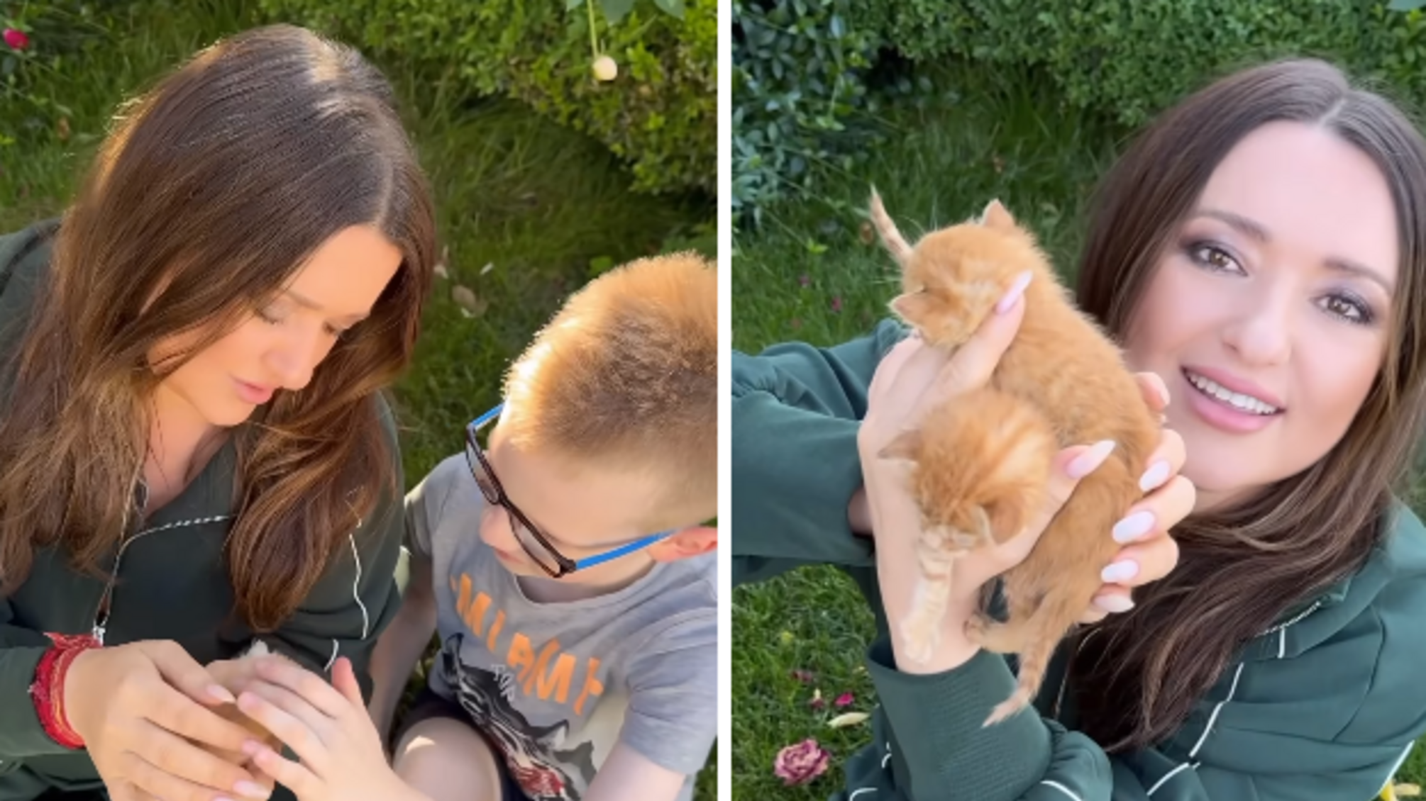 Наталя Могилевська з котиками