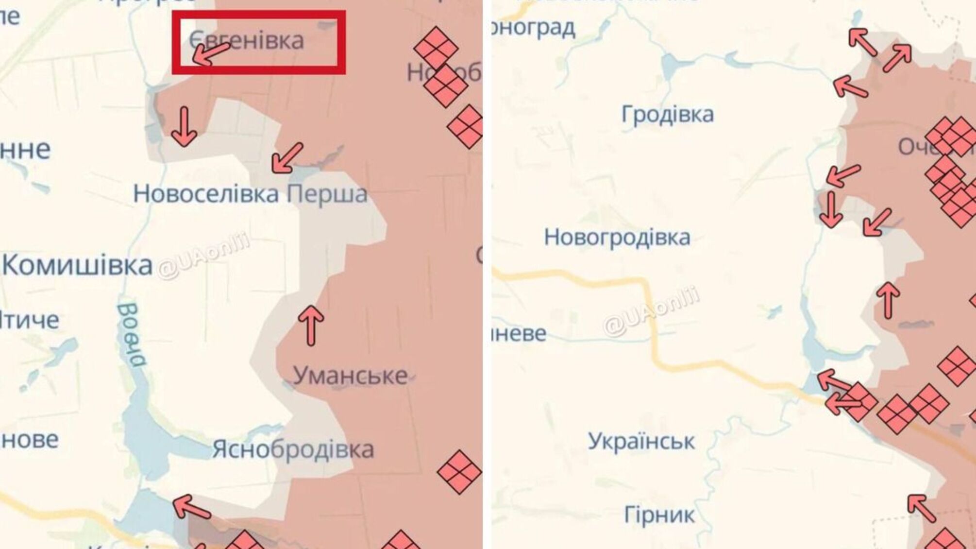 Напружена ситуація: окупанти просунулися біля Юр'ївки Маріупольського району