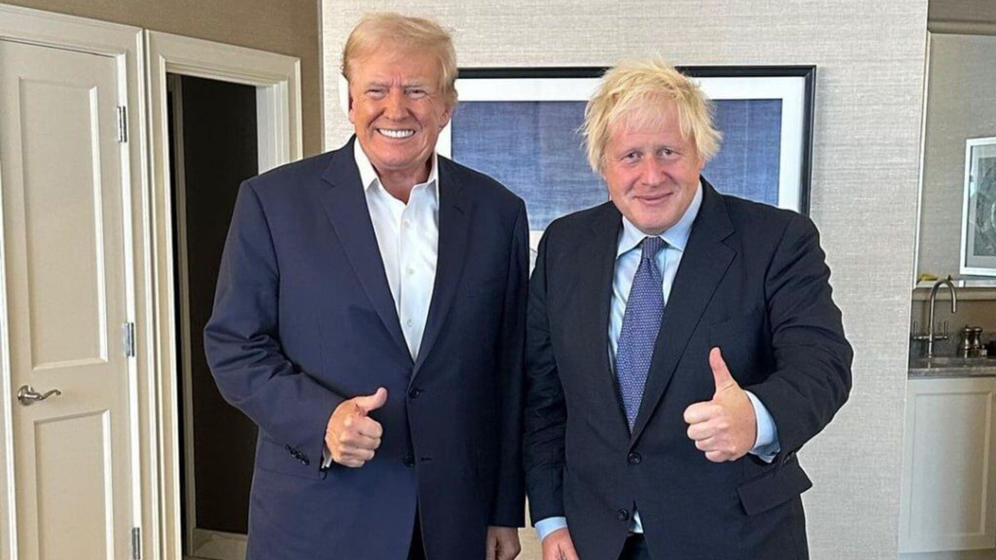 Встреча Трампа и Джонсона