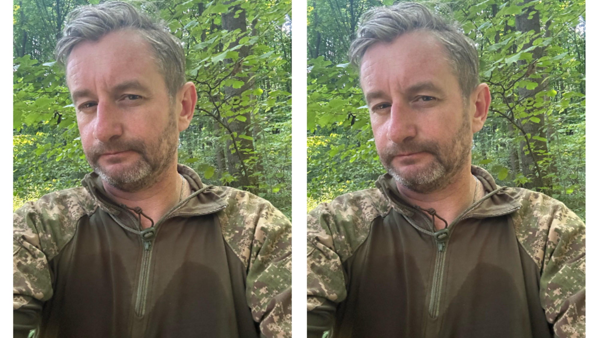 Сергей Жадан показал фото с полигона