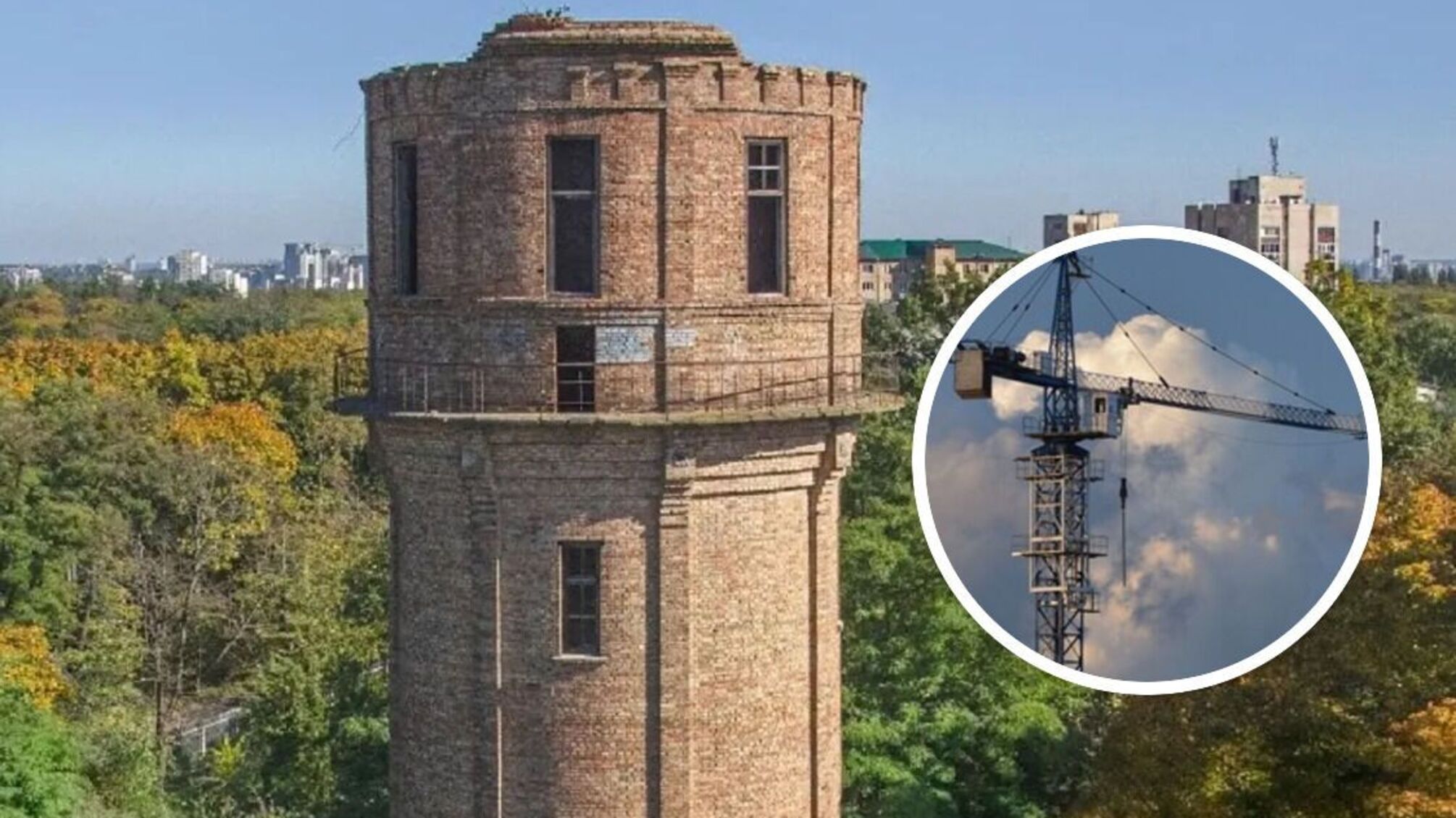 Перекрыли доступ к водонапорной башне: в столичном Голосеево на спорном участке возводят ЖК