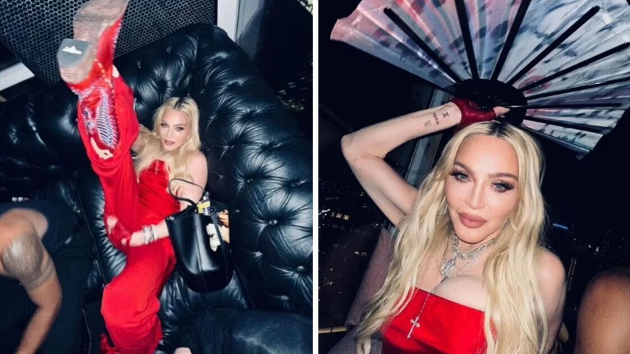 Мадонна показала своє відновлене здоров'я на вечірці з коханцем