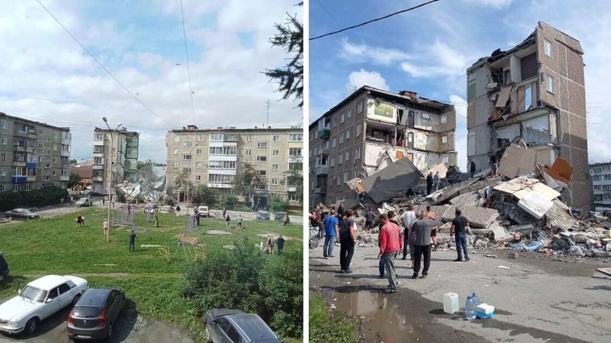 В Нижньому Тагілі вибух газу зруйнував під'їзд багатоповерхівки