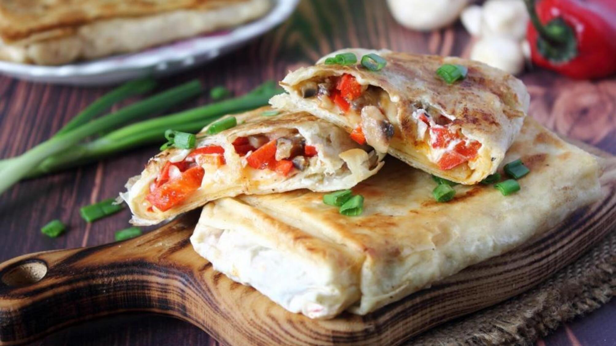 Швидкий сніданок: лаваш за 5 хвилин