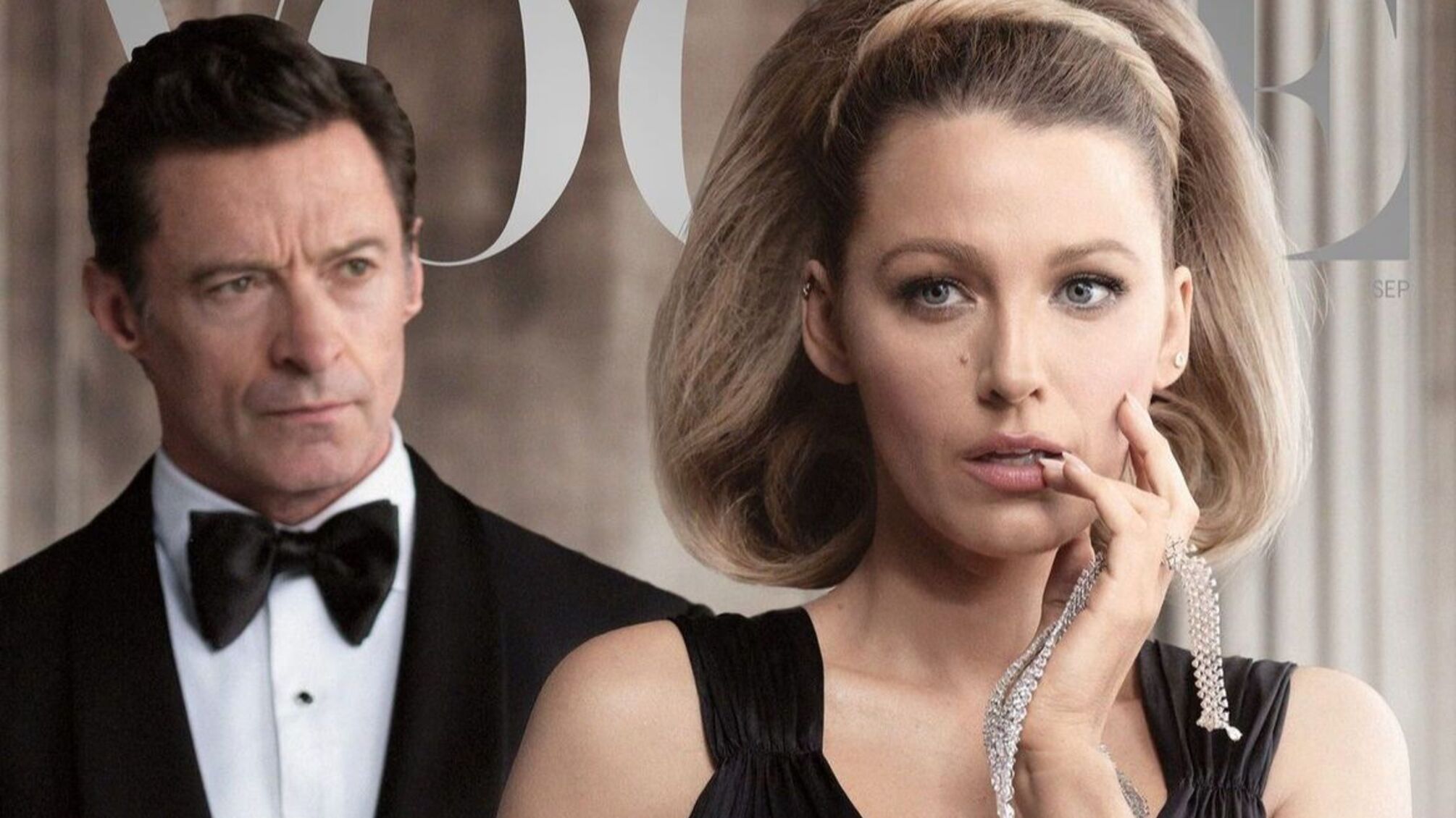 Блейк Лайвли и Хью Джекман стали звездами сентябрьского выпуска Vogue