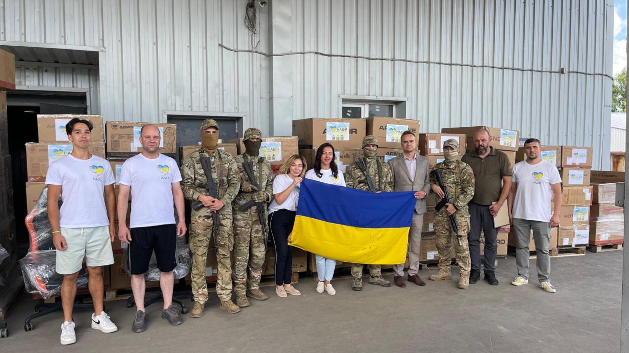 Команда фонда с партнерами передали помощь трем подразделениям Сил обороны