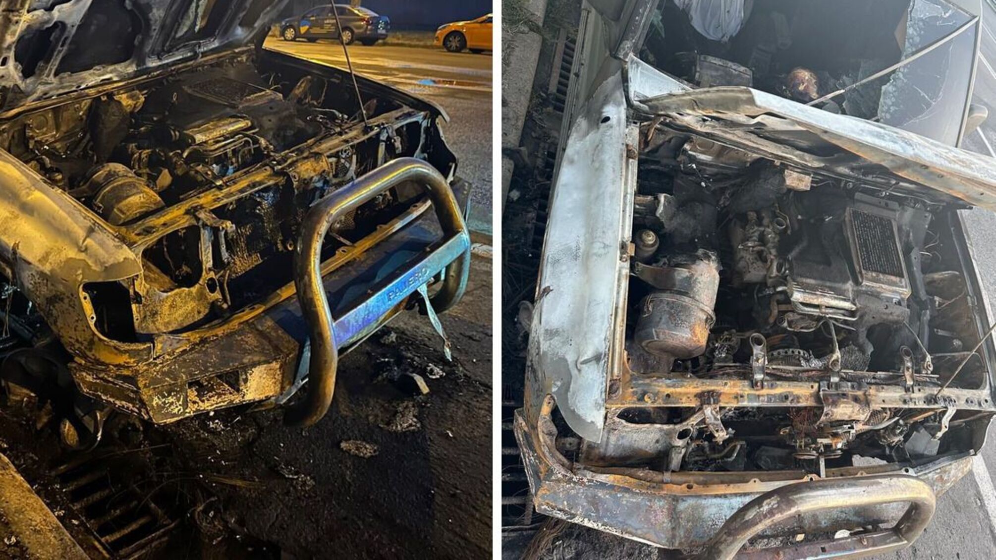 Уночі в Києві спалили військове авто