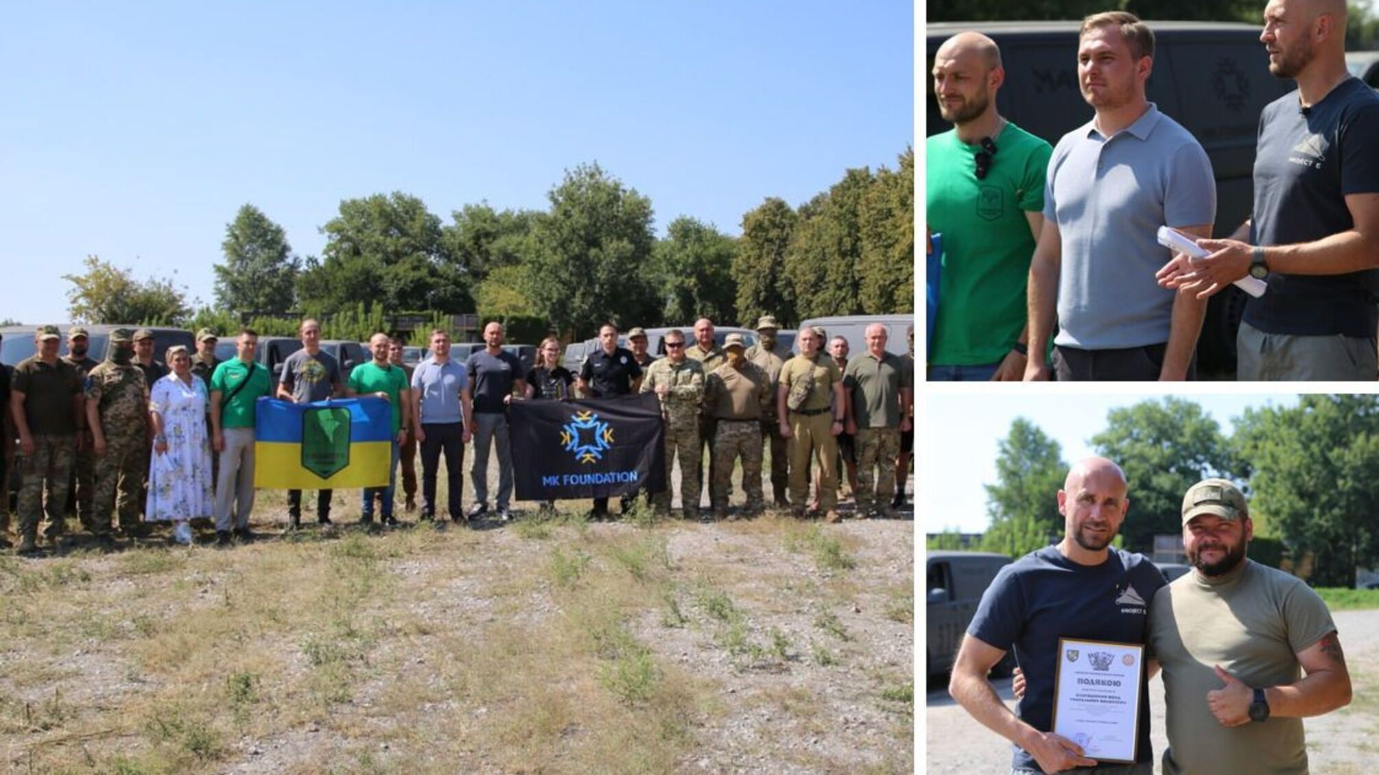 Роман Бочкала та військовий Віталій