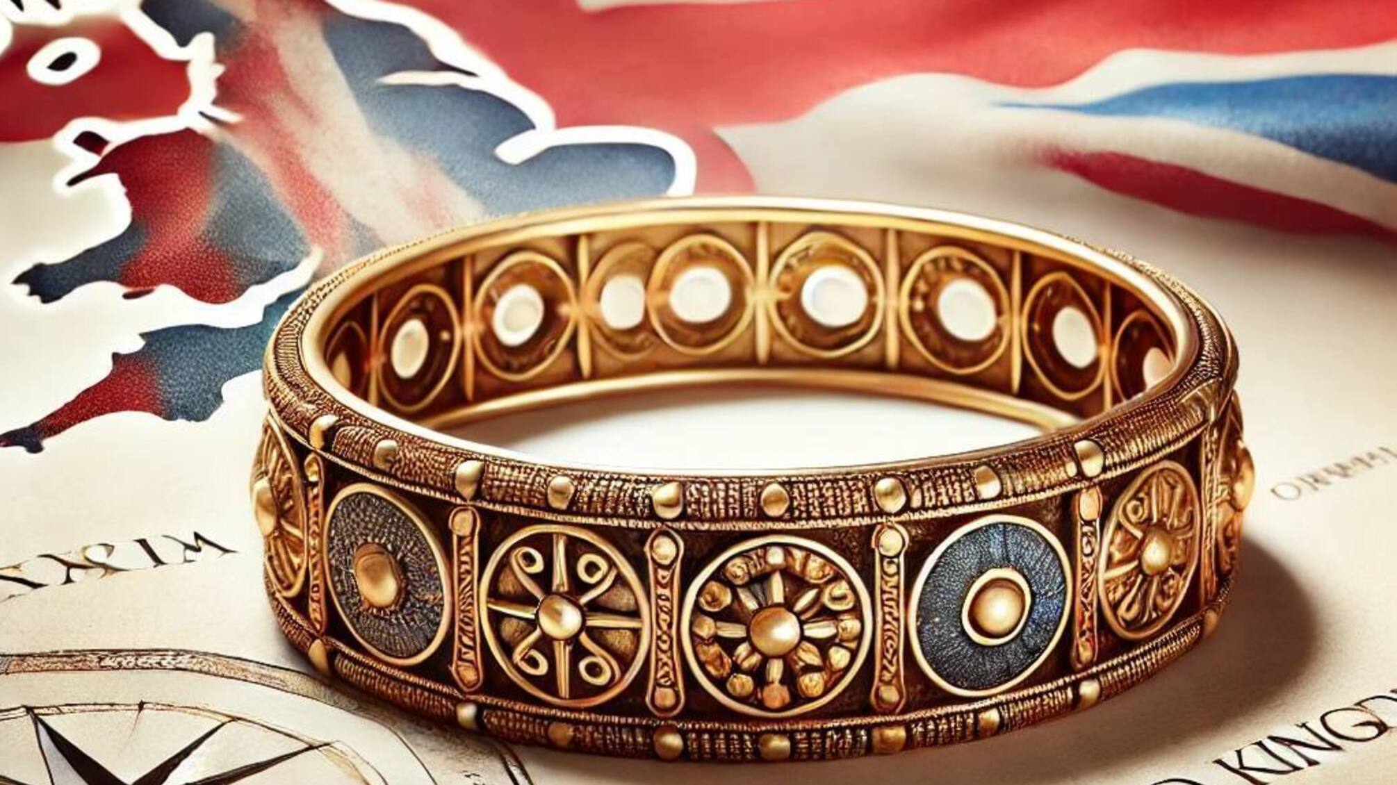 В Великобритании 12-летний мальчик обнаружил уникальный римский золотой браслет (фото)