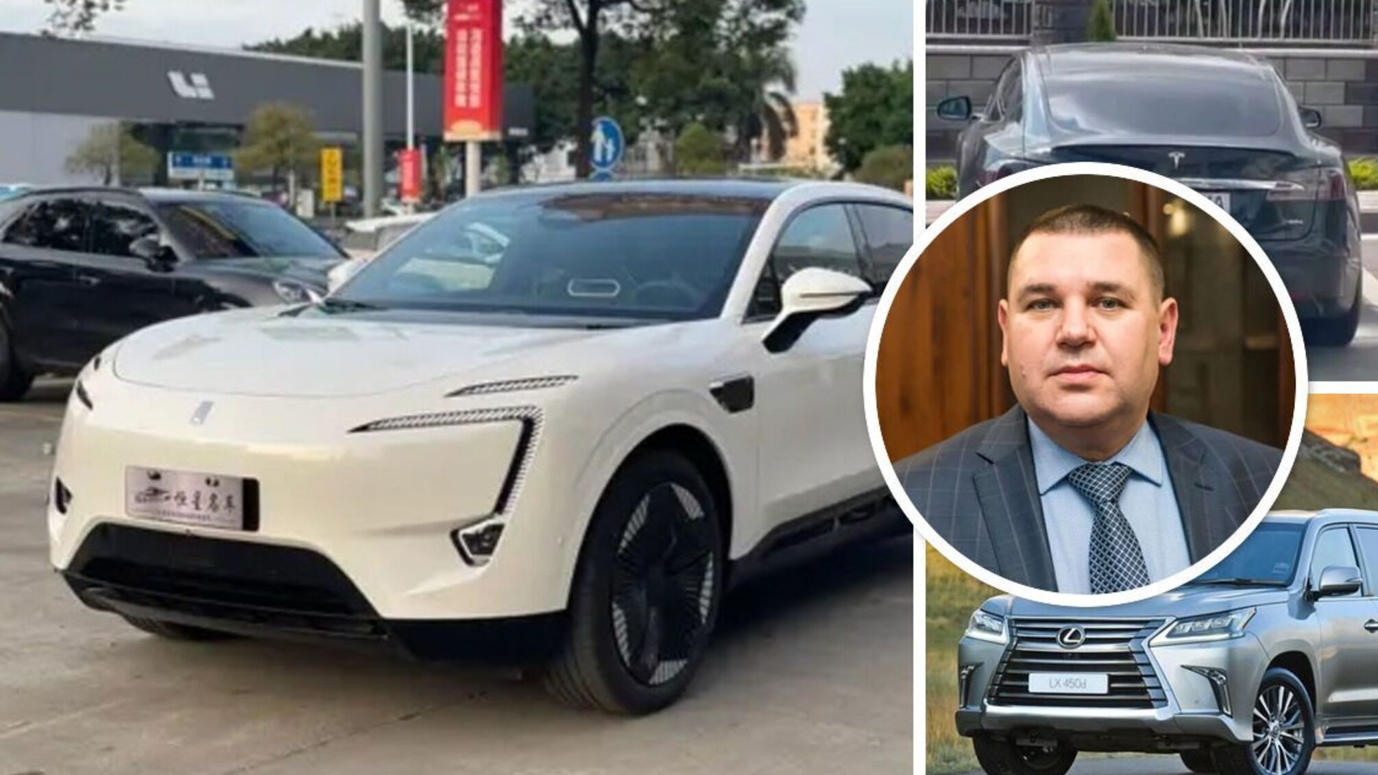 Tesla, Лексус, Мерседесы и электрокар: каким автопарком владеет Саев