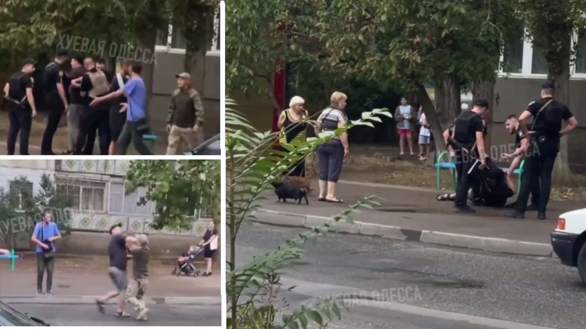 З'ясовування відносин між військовими і цивільними закінчились бійкою