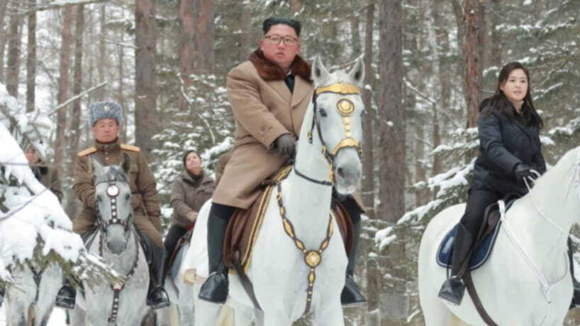 Ким Чен Ын и Путин обмениваются подарками: в Пхеньяне новые лошади и козы