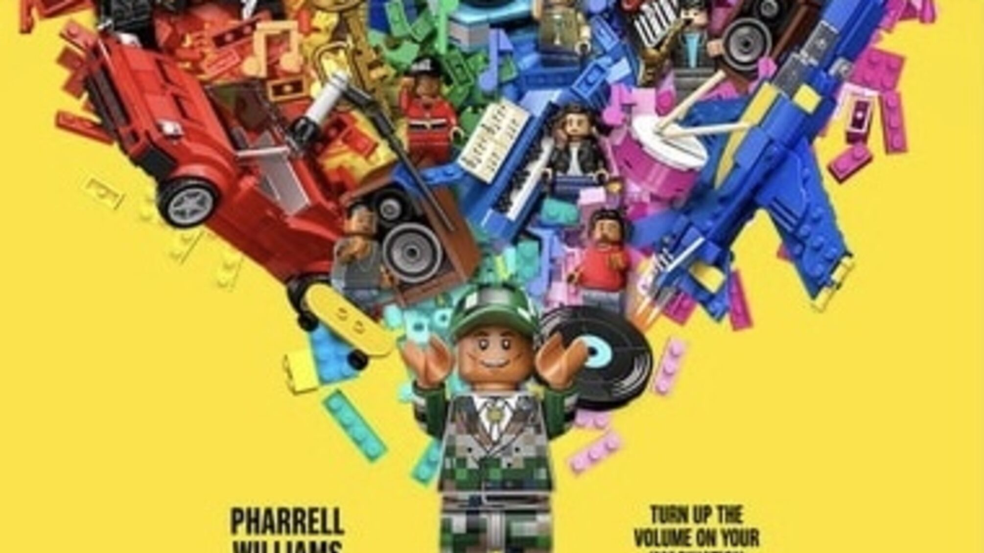 Фаррелл Вільямс презентує новий постер фільму 'Шматочок за шматочком', створеного за мотивами LEGO