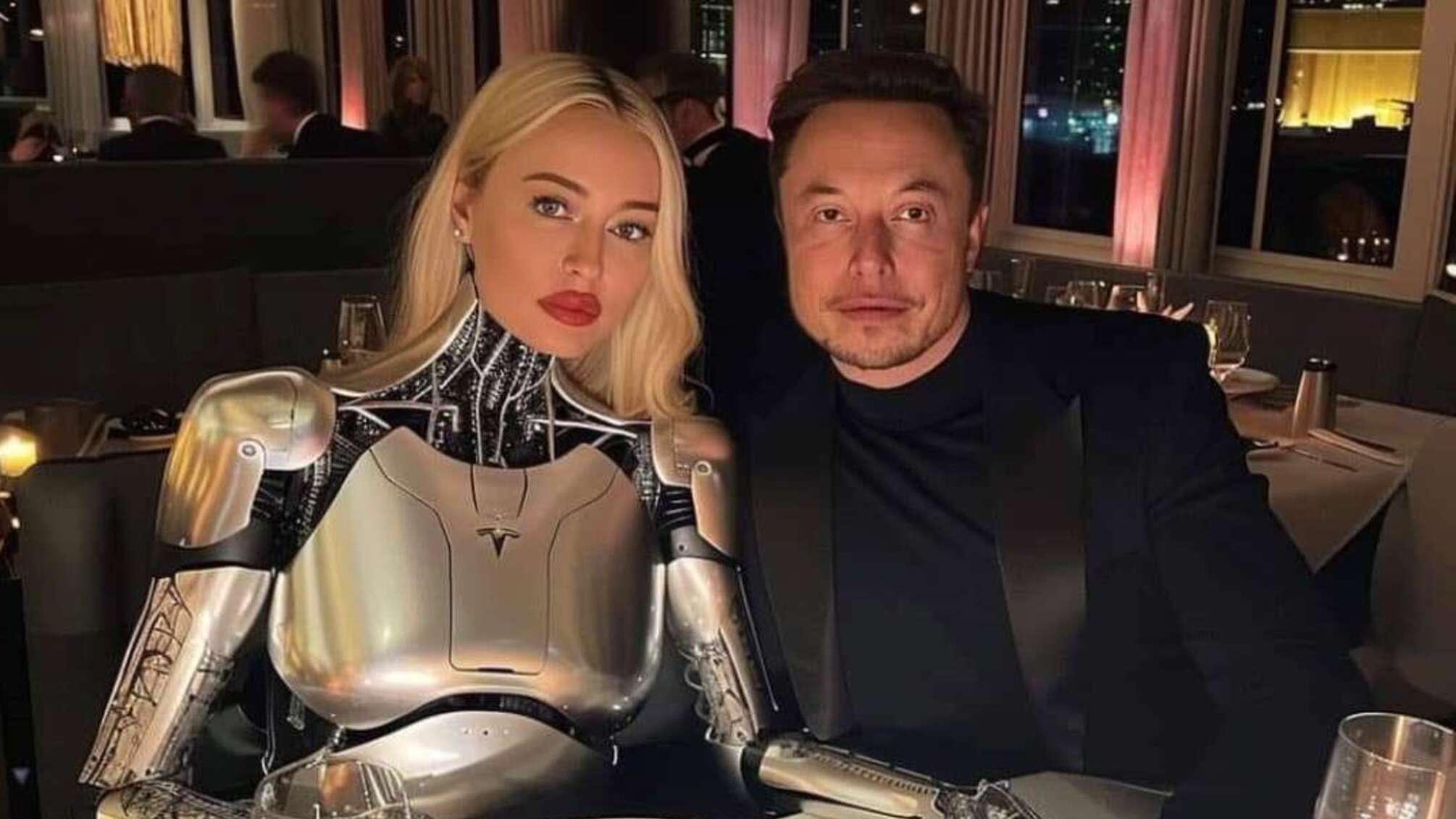 Илон Маск сходил на свидание с девушкой-роботом, которую создал сам