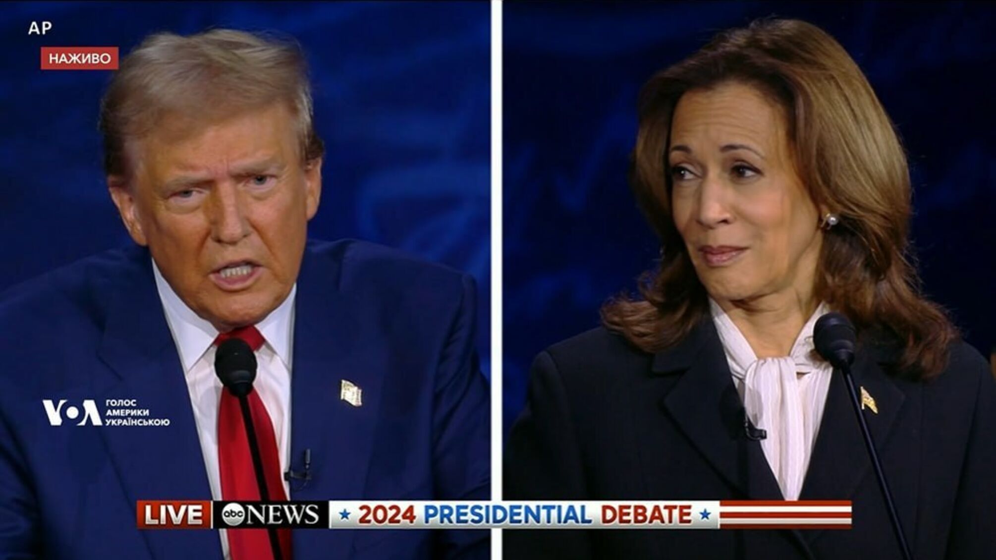 Харрис и Трамп обменялись обвинениями на фоне предвыборной гонки