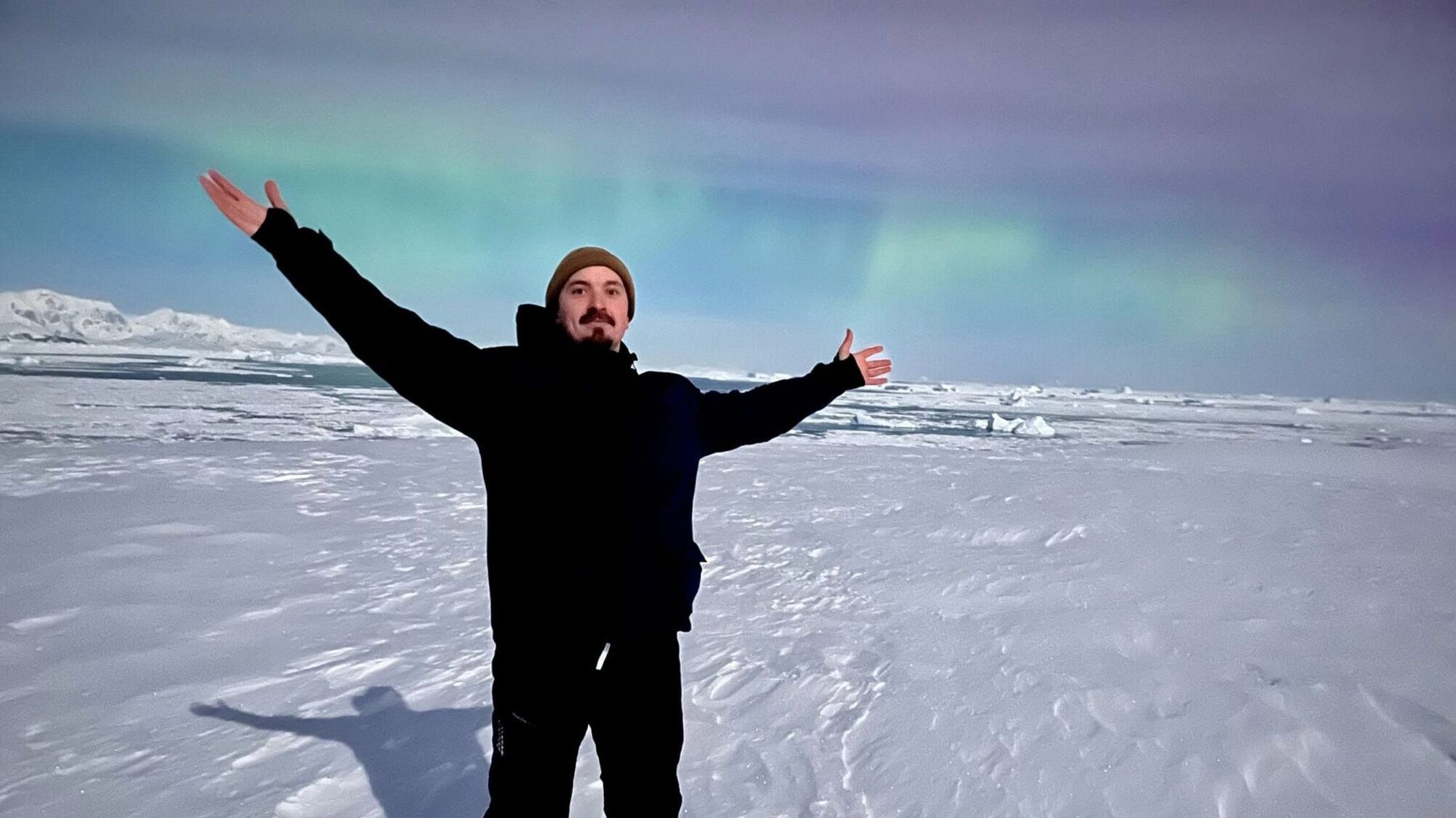 Украинские полярники сняли редкое явление