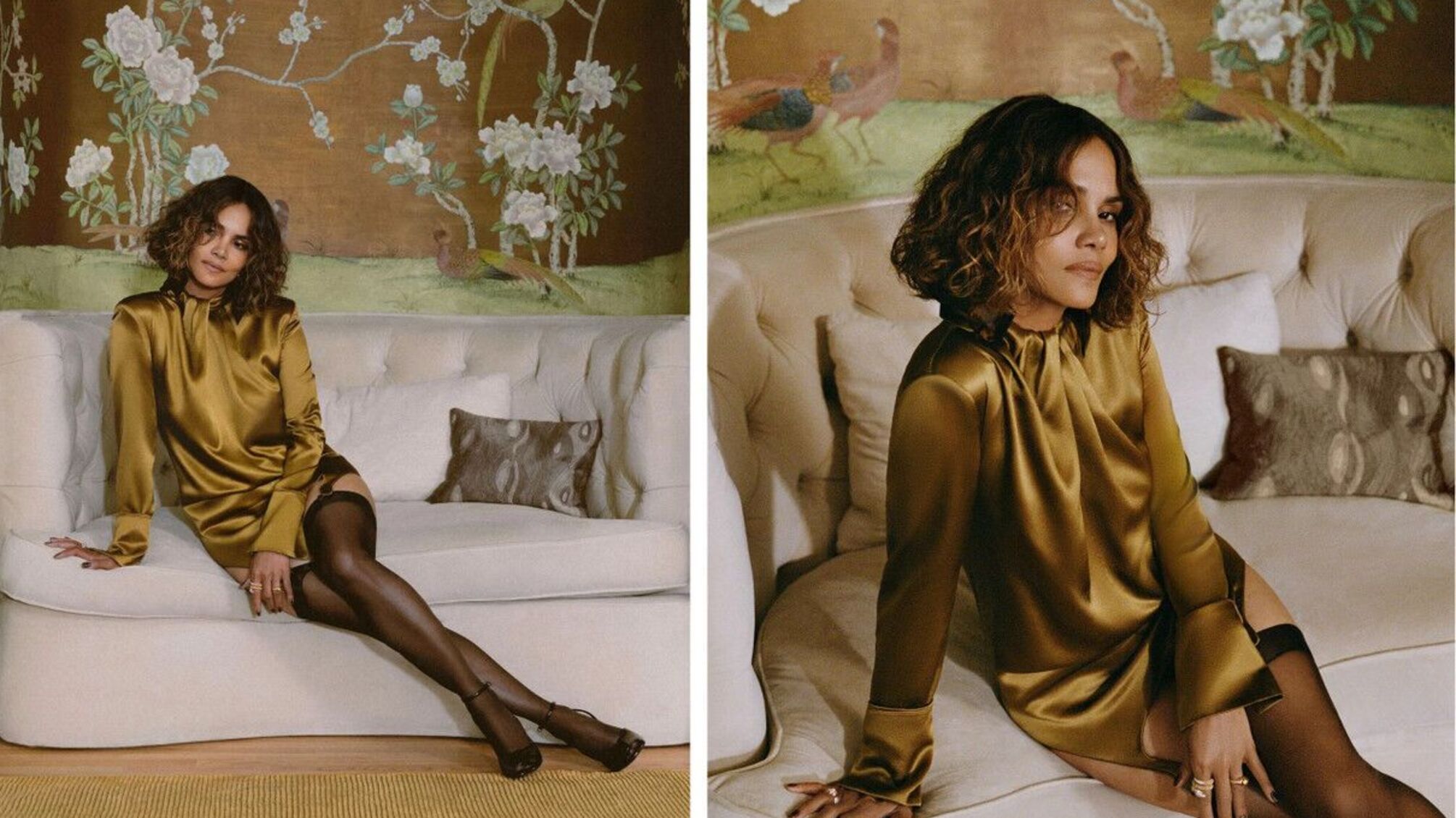 Икона стиль Голли Берри на премьере фильма 'Never Let Go'