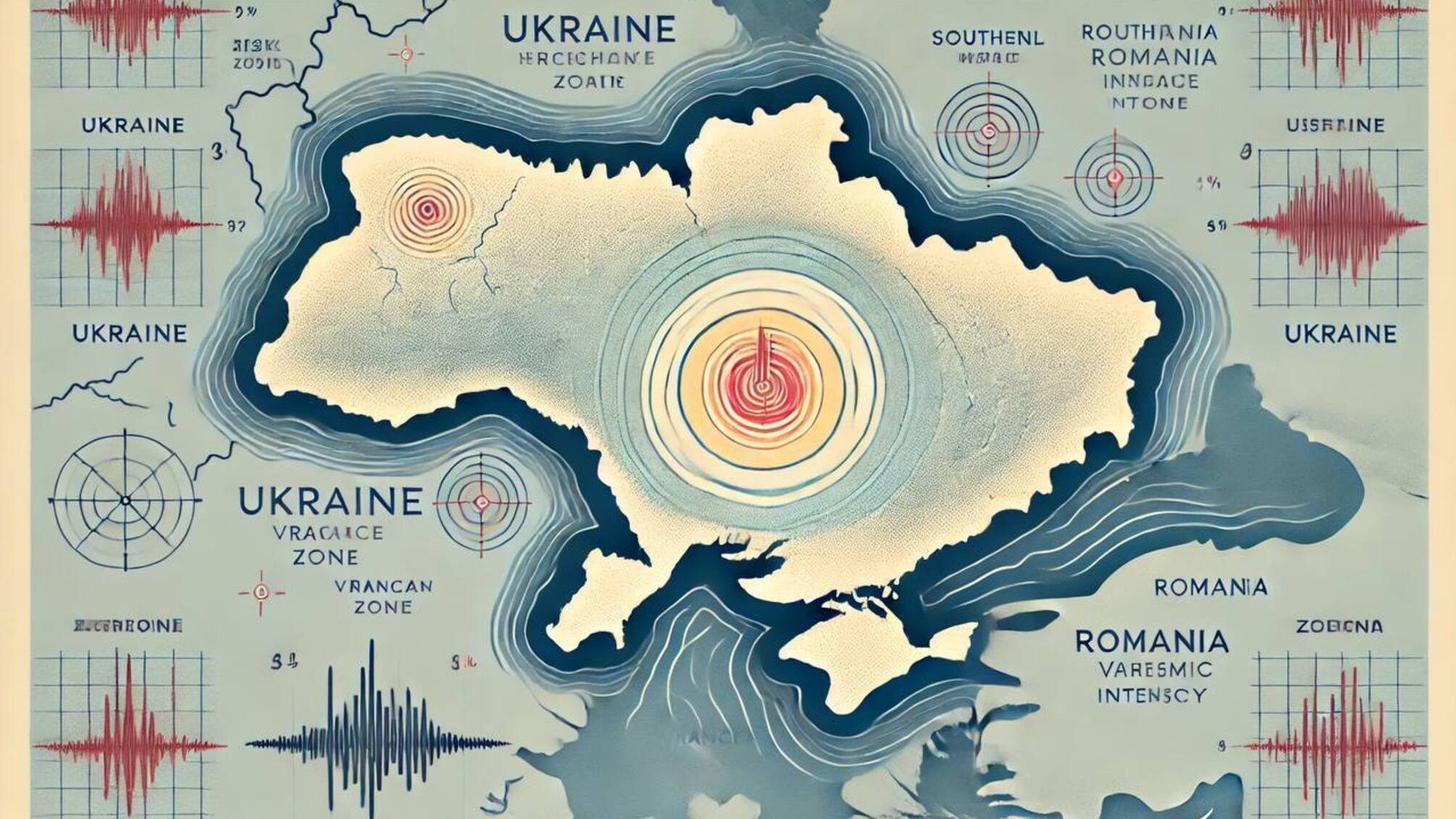 Иллюстративное фото землетрясения в Украине
