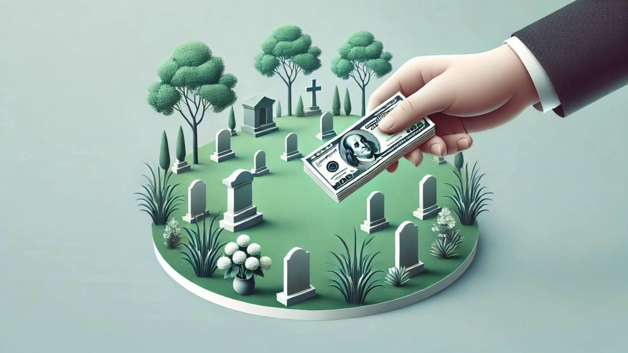 Працівницю кладовища затримали за хабар у 1000 доларів за виділення місця для поховання