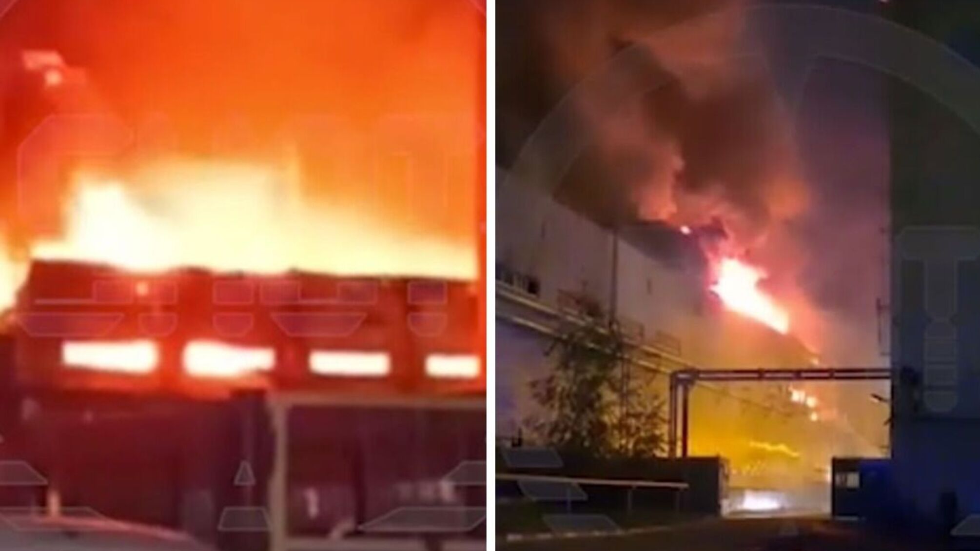 Подгорело: огнем уничтожен склад текстильного производителя, частично обрушилась кровля