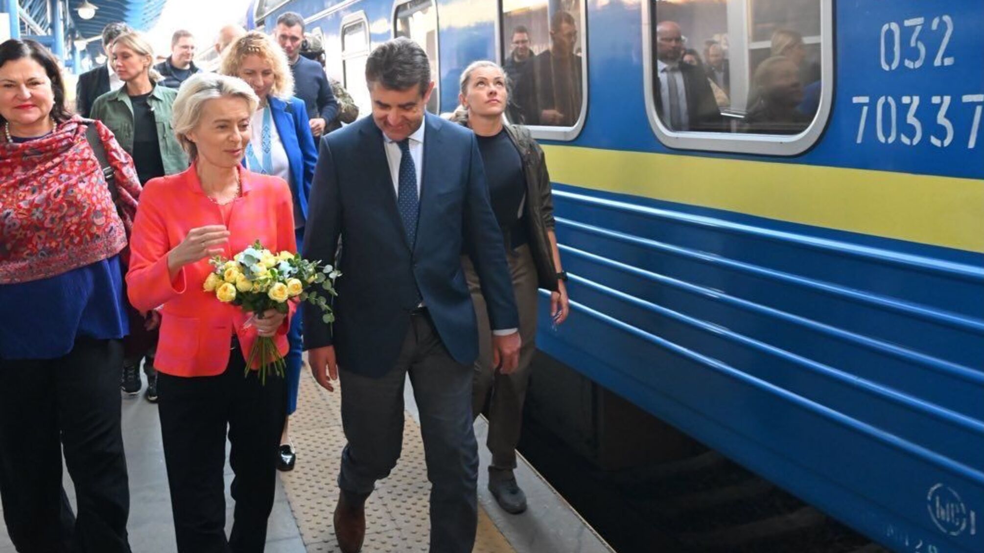 Урсула фонд дер Ляен посетила Киев с целью обговорить вступ в ЕС