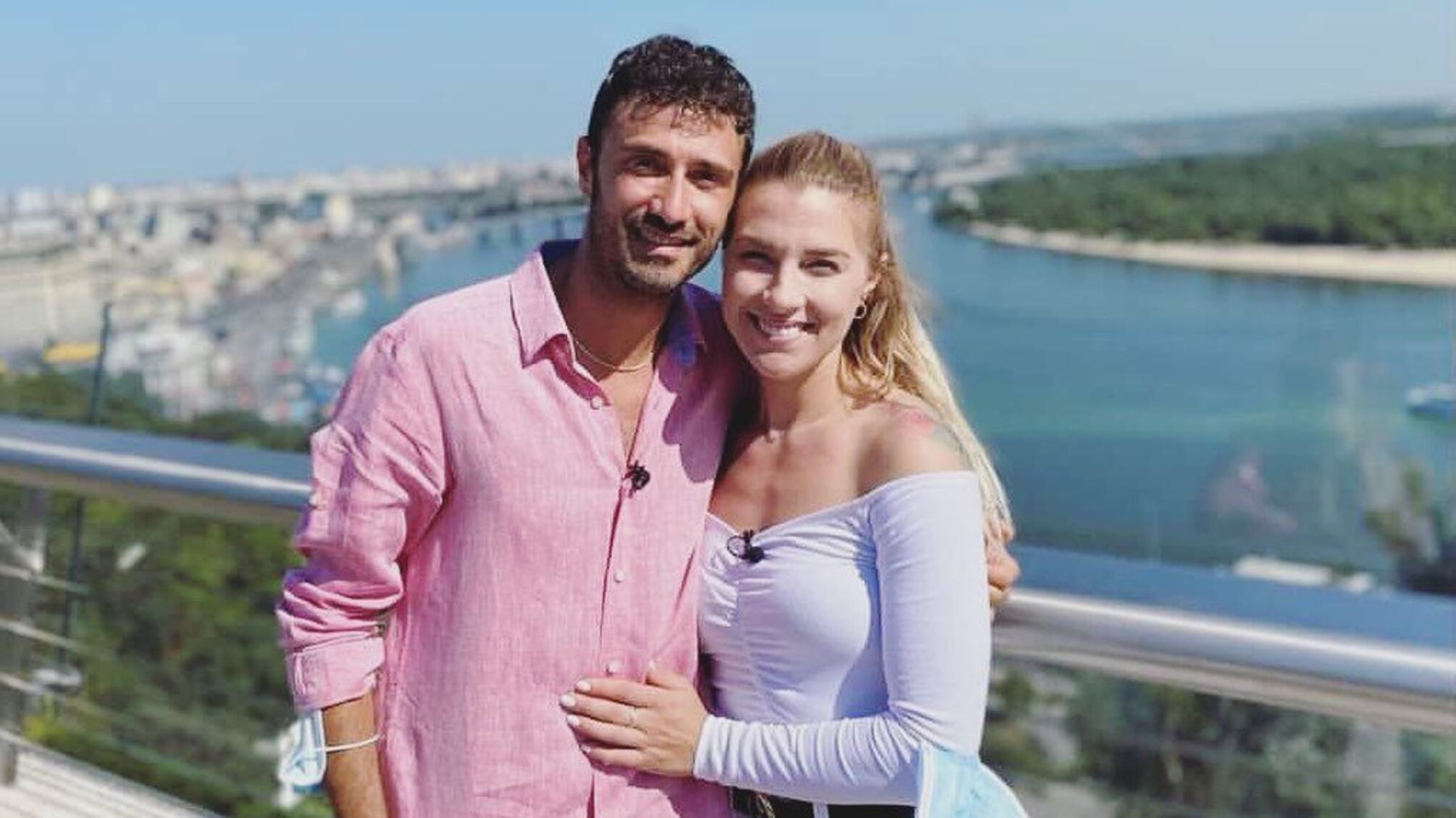 Ольга Харлан З нареченим Луїджі Самеле