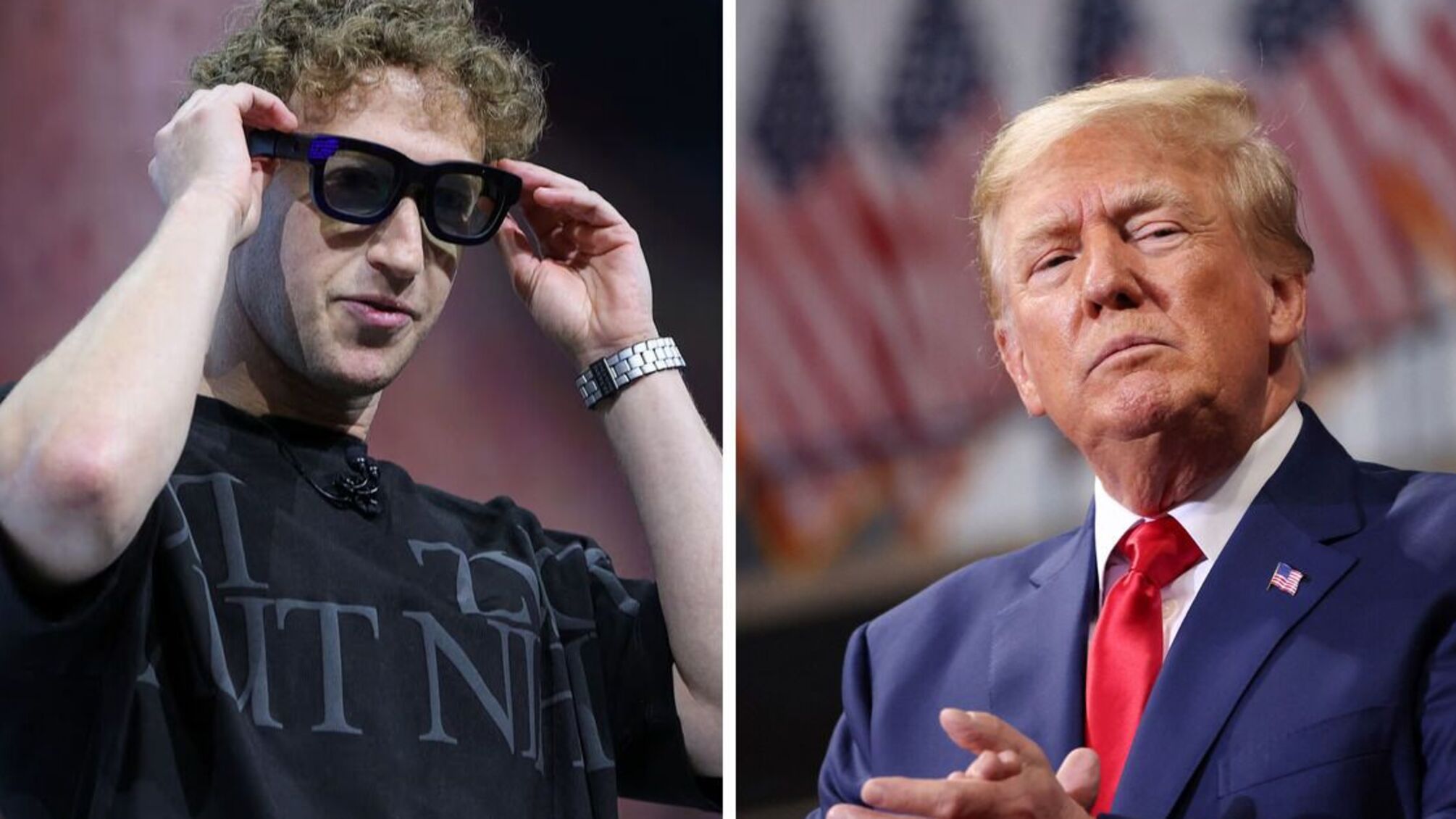 цукерберг, трамп