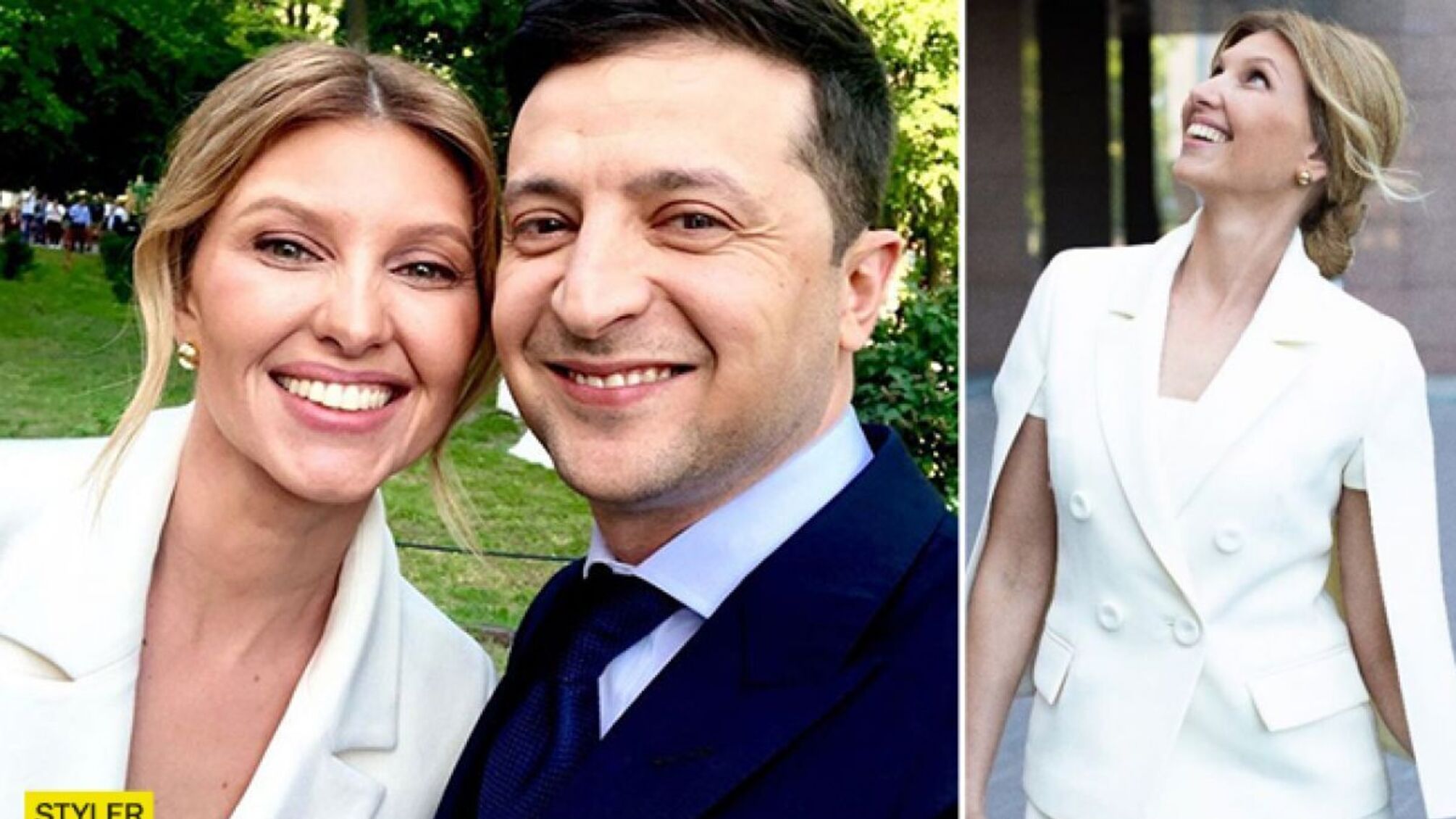 Президент и первая леди Украины