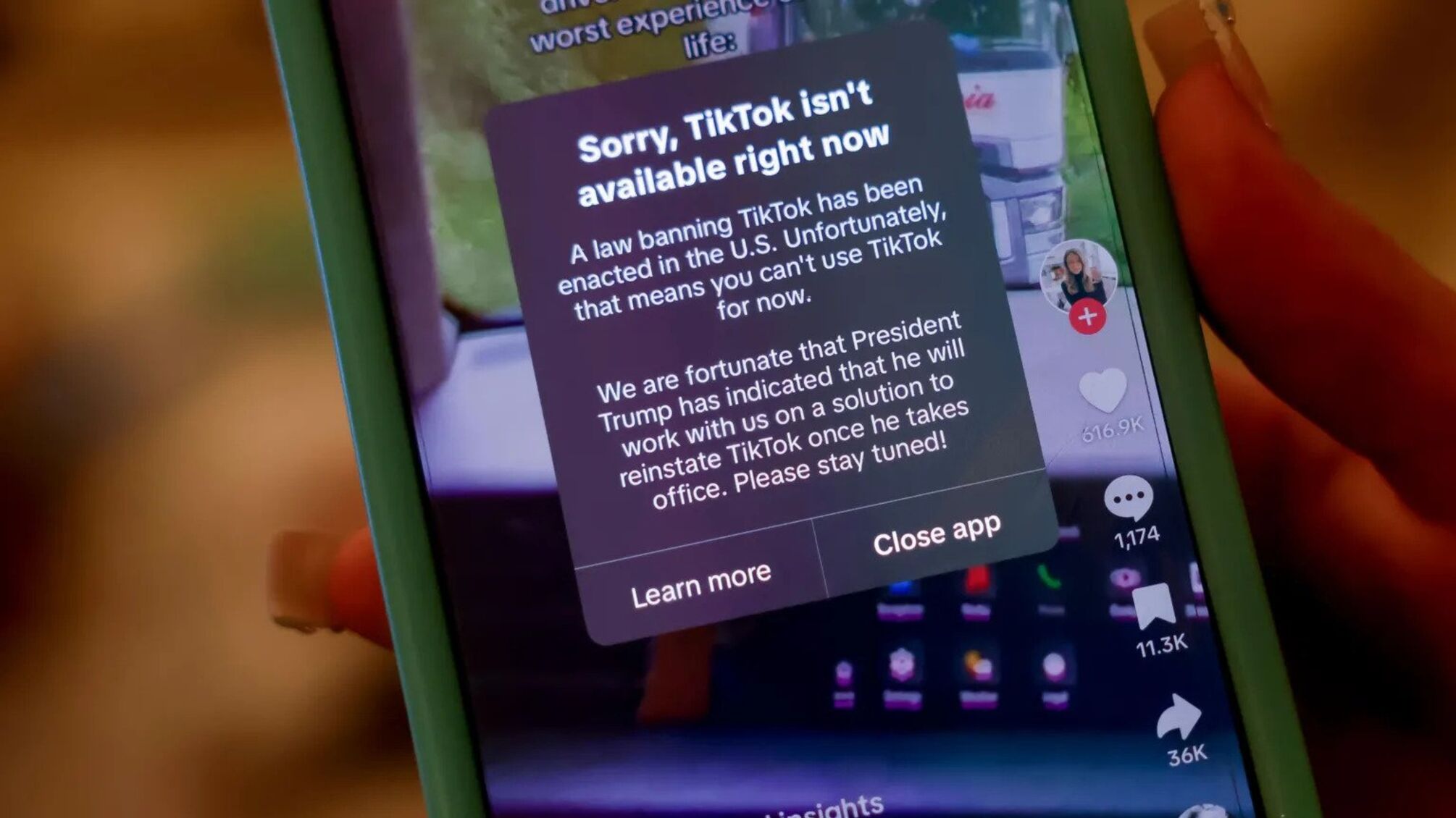 TikTok пішов в офлайн у США