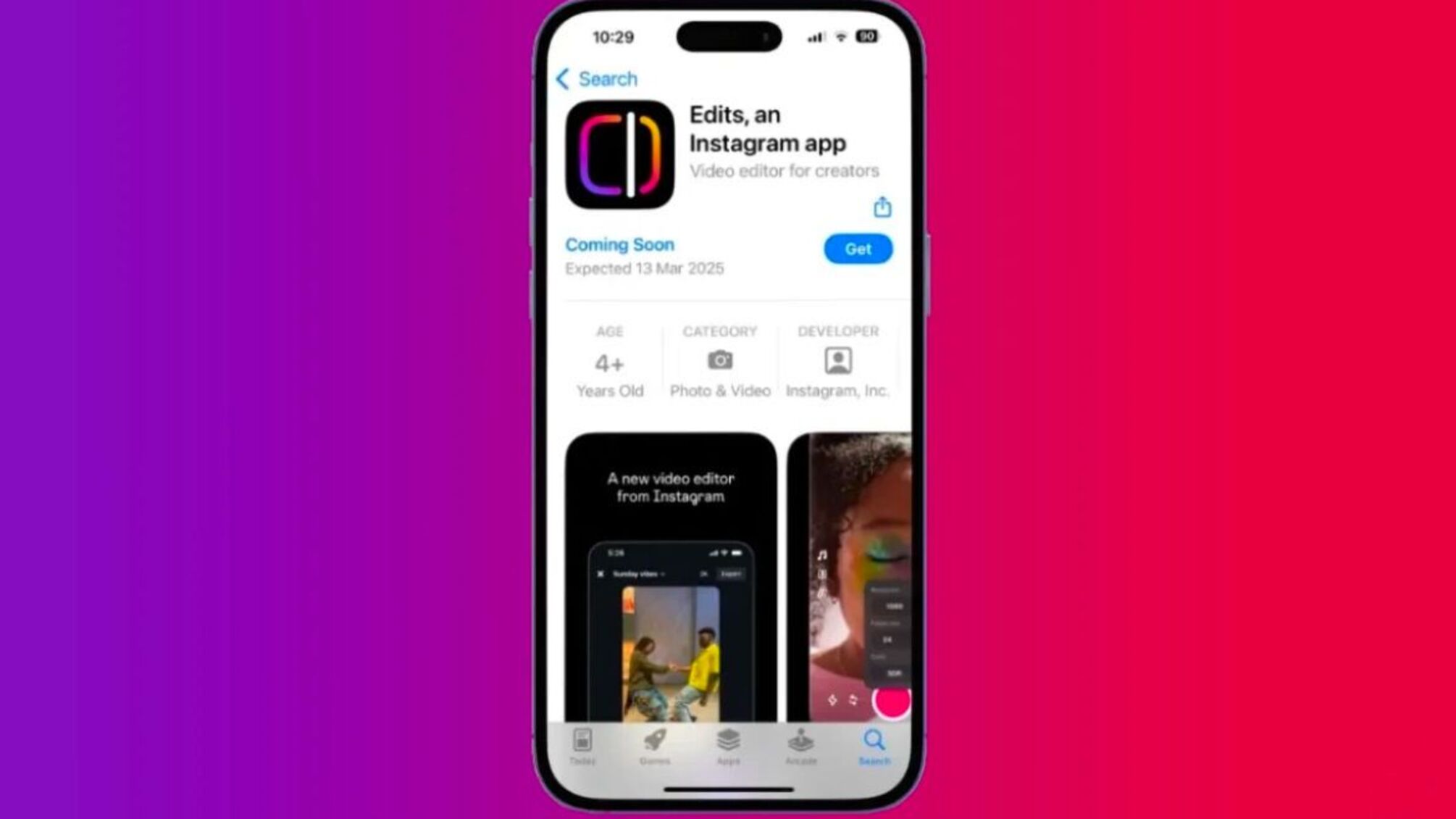 Instagram анонсировал новый инструмент для видеомонтажа: новое AI-приложение 'Edits',
