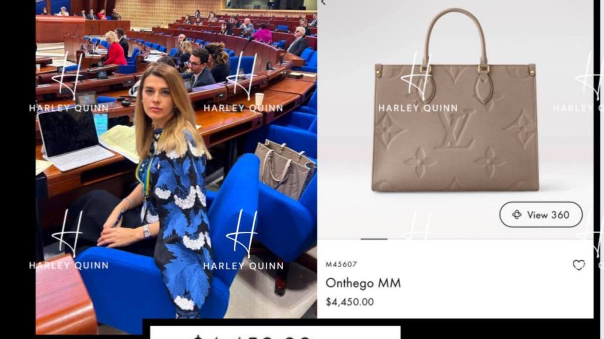 Народна депутатка Лариса Білозір засвітилася у ПАРЄ з годинником Cartier та сумкою Louis Vuitton