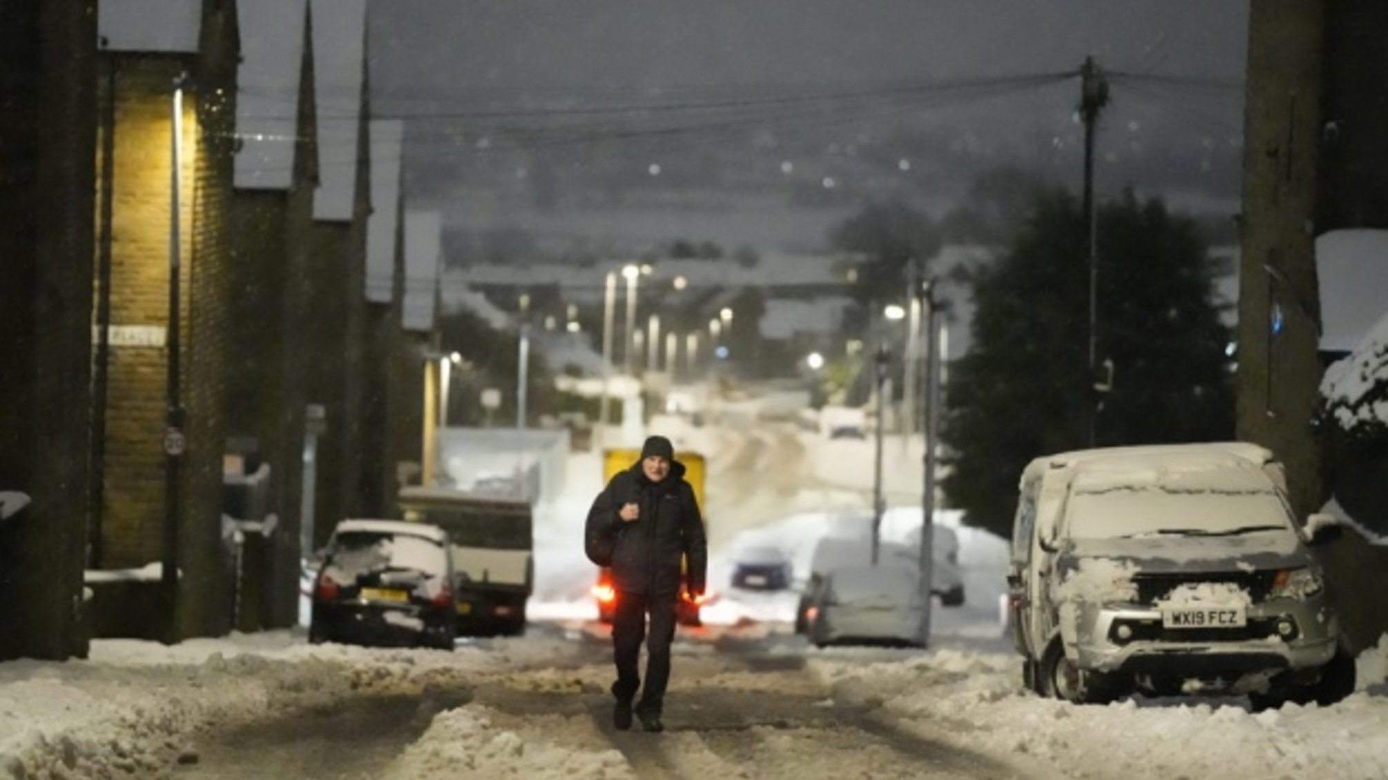 Рекордные морозы и снегопады в Великобритании