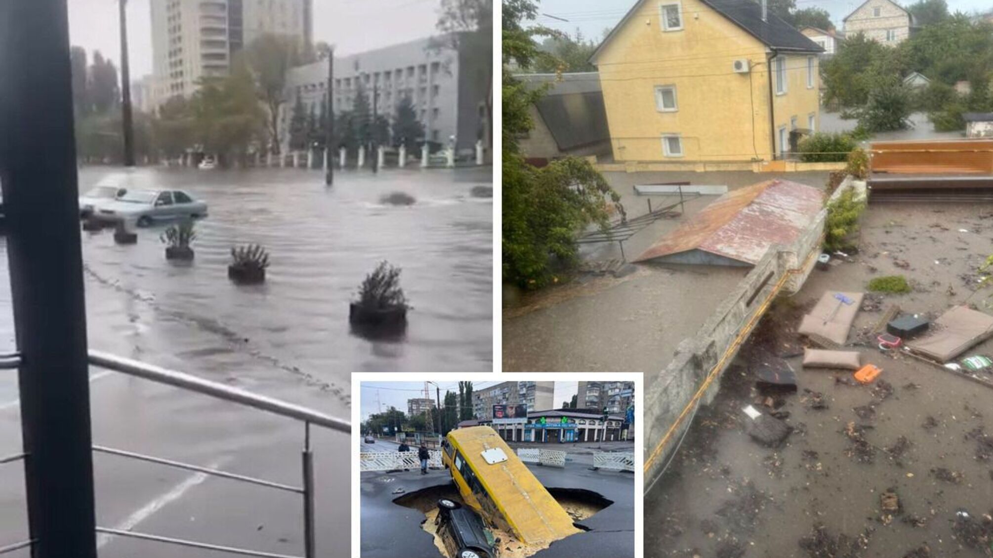 Масштабы наводнения в Одессе