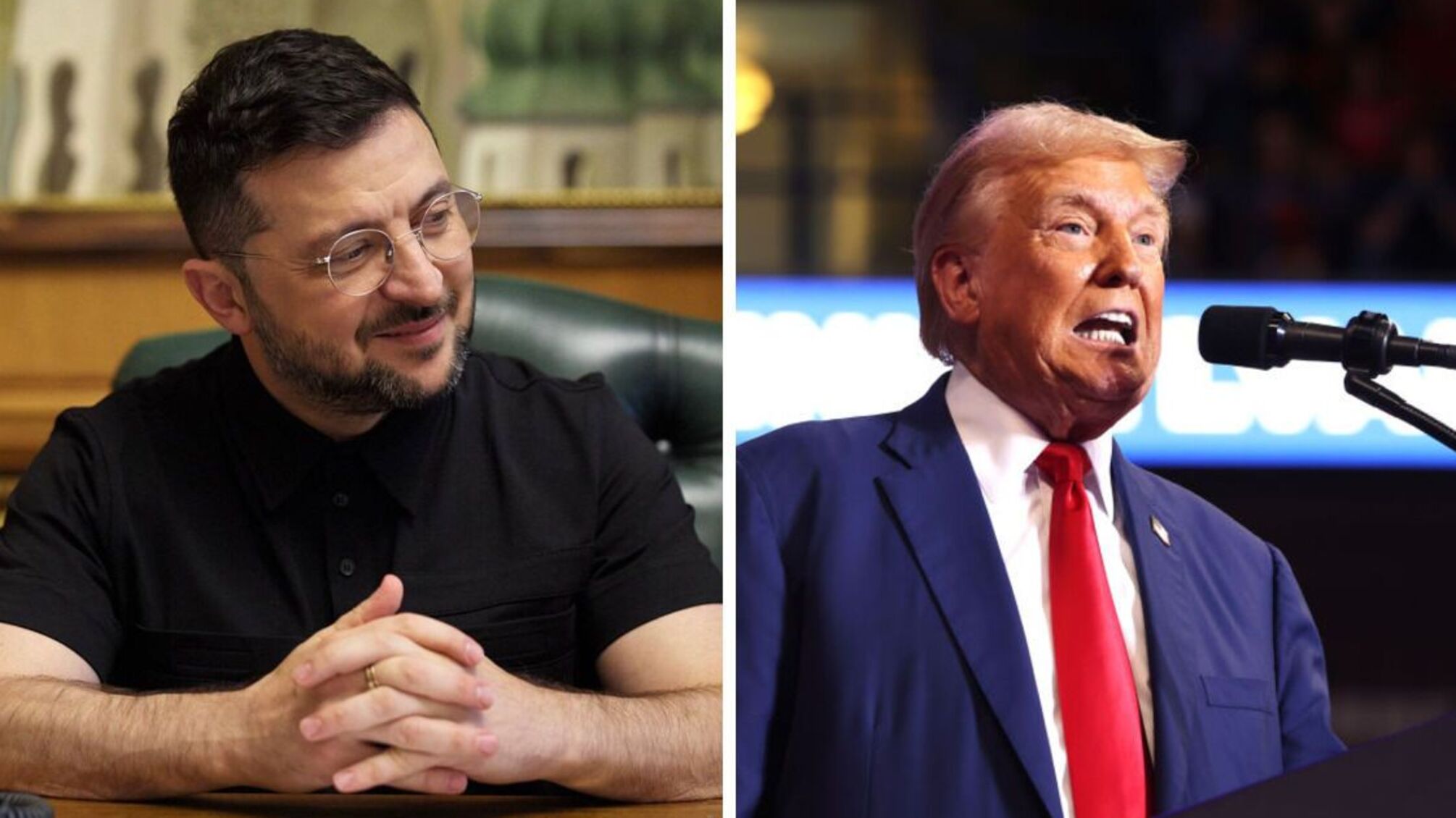 Владимир Зеленский и Дональд Трамп