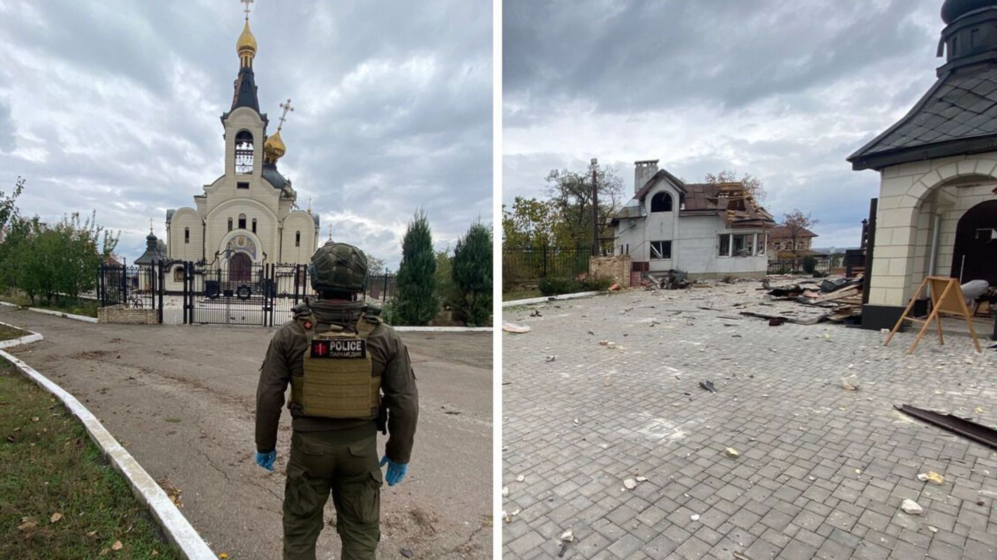 Иова Почаевский храм под обстрелом: пострадала семья с маленьким ребёнком