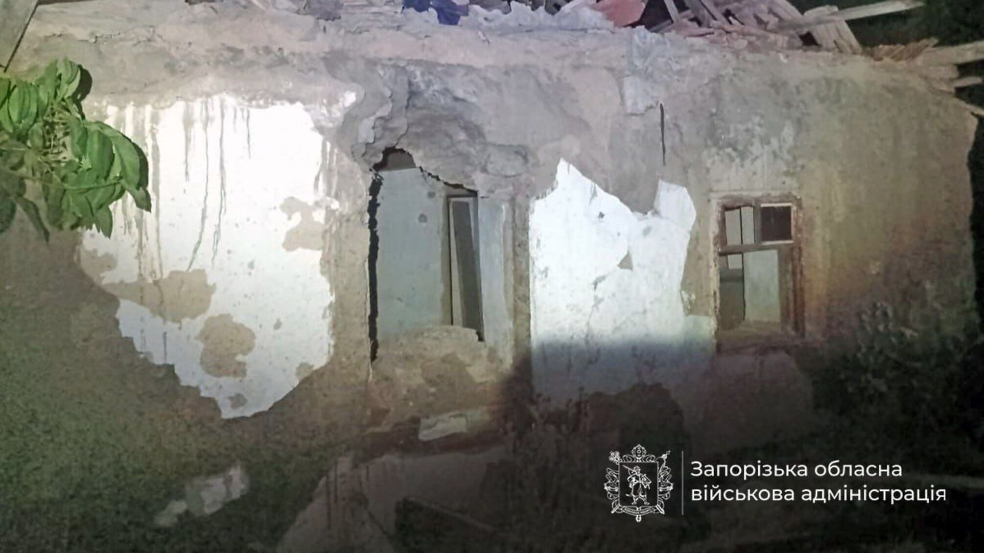 Масштабная атака на Запорожье