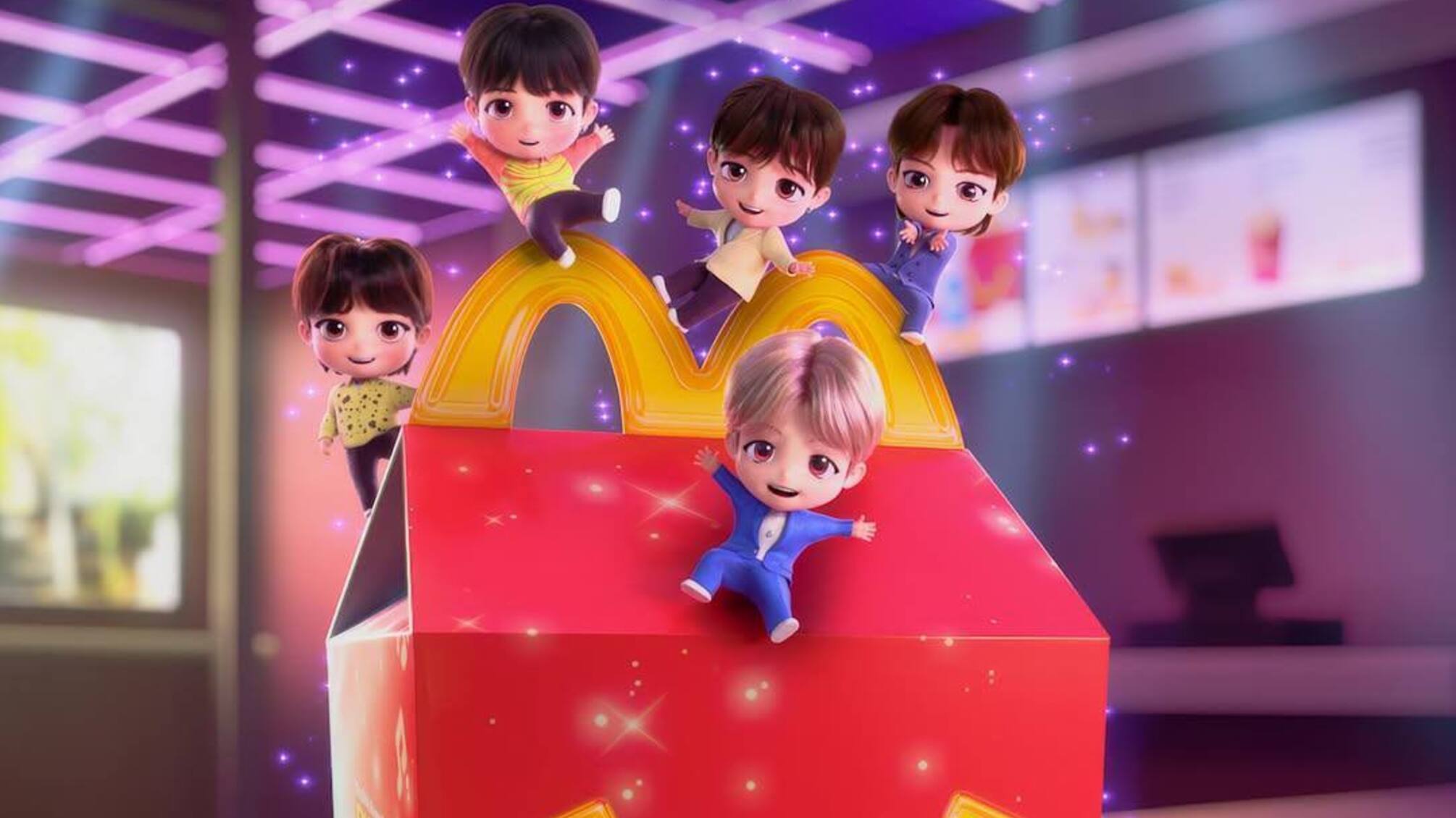 McDonald's в Украине запустил коллекцию игрушек TinyTAN из BTS в Happy Meal