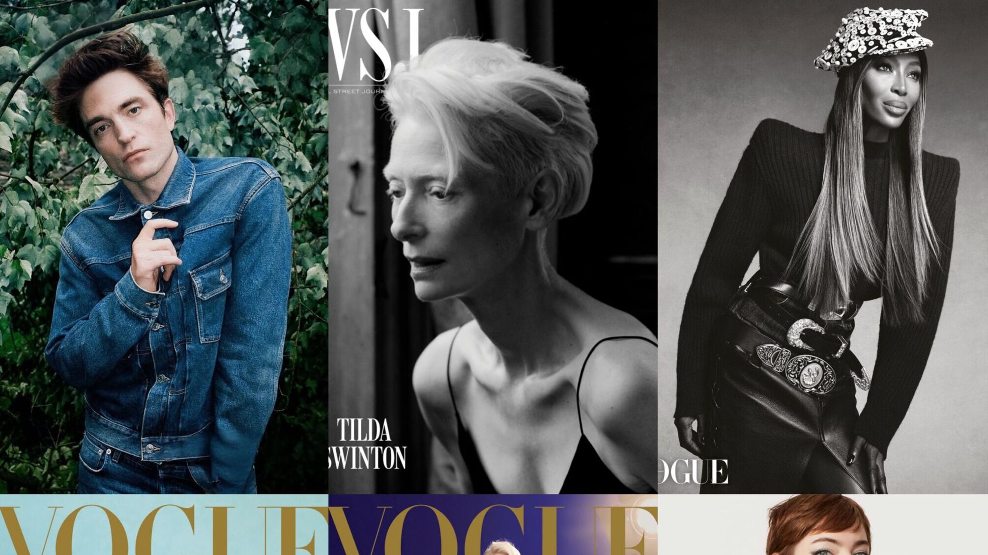 Роберт Паттінсон, Тільда Свінтон і Наомі Кемпбелл, Емма Стоун стали головними героями глянцю жовтня