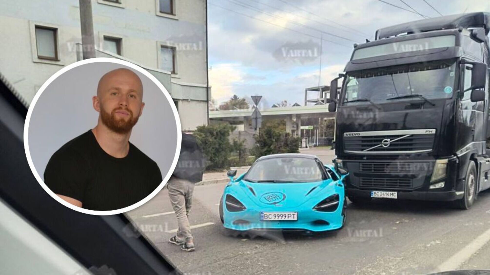 Львівський блогер Віктор Мандзяк потрапив у ДТП на McLaren за 300 тисяч євро