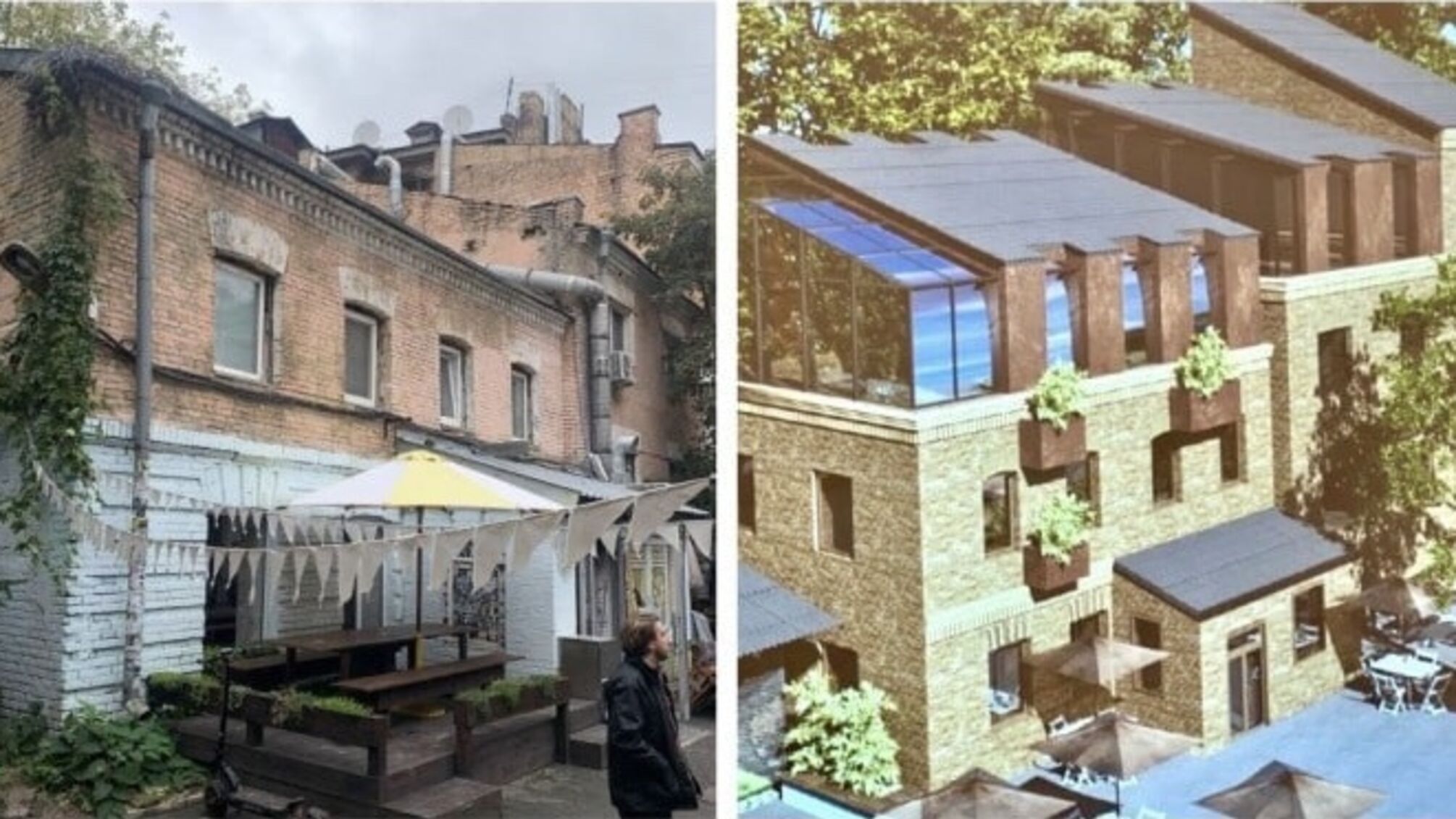 У Києві збирають підписи за порятунок старовинного флігеля після пожежі