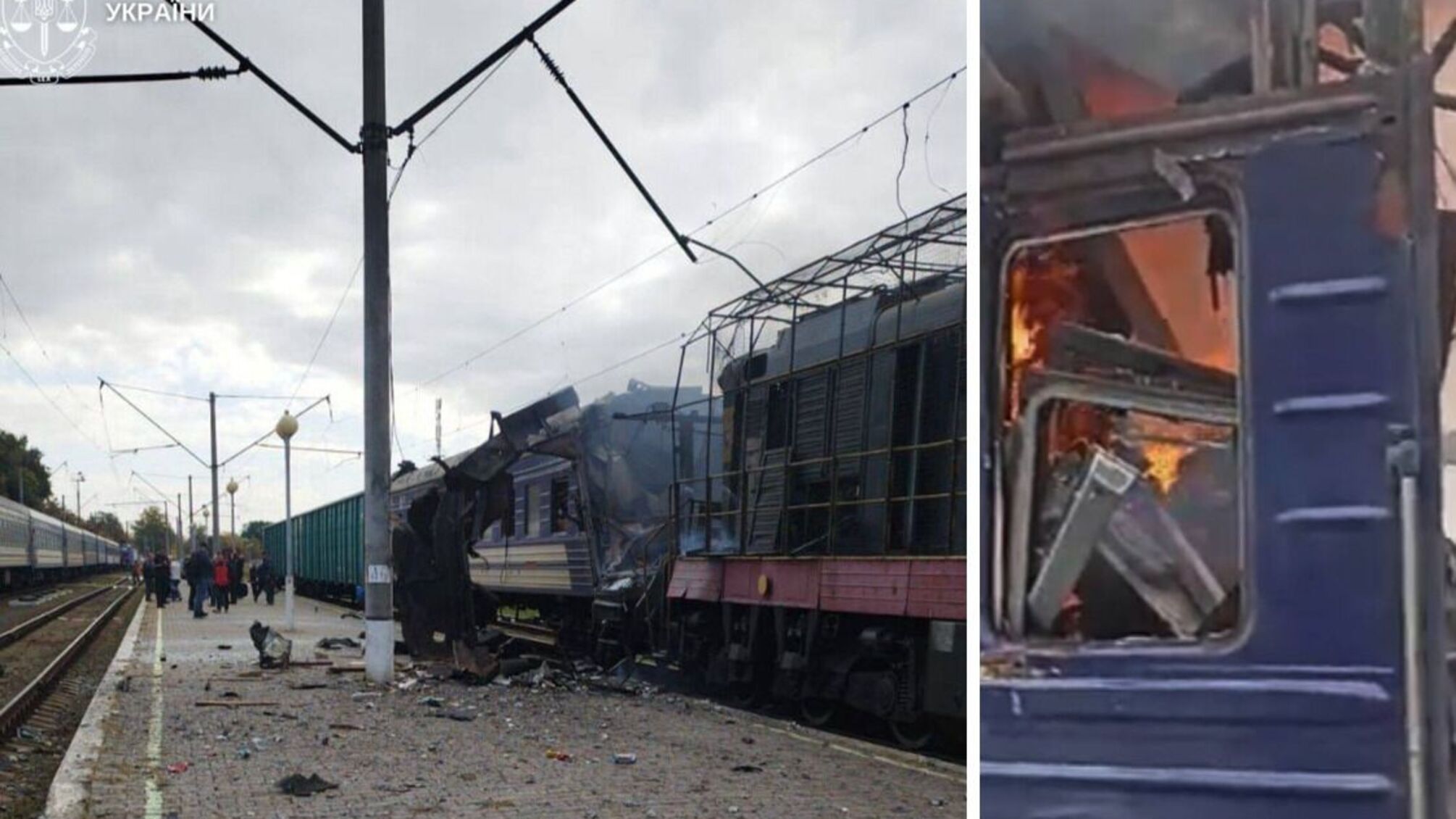 Шостка под ударом: около 30 человек пострадали из-за обстрела поезда