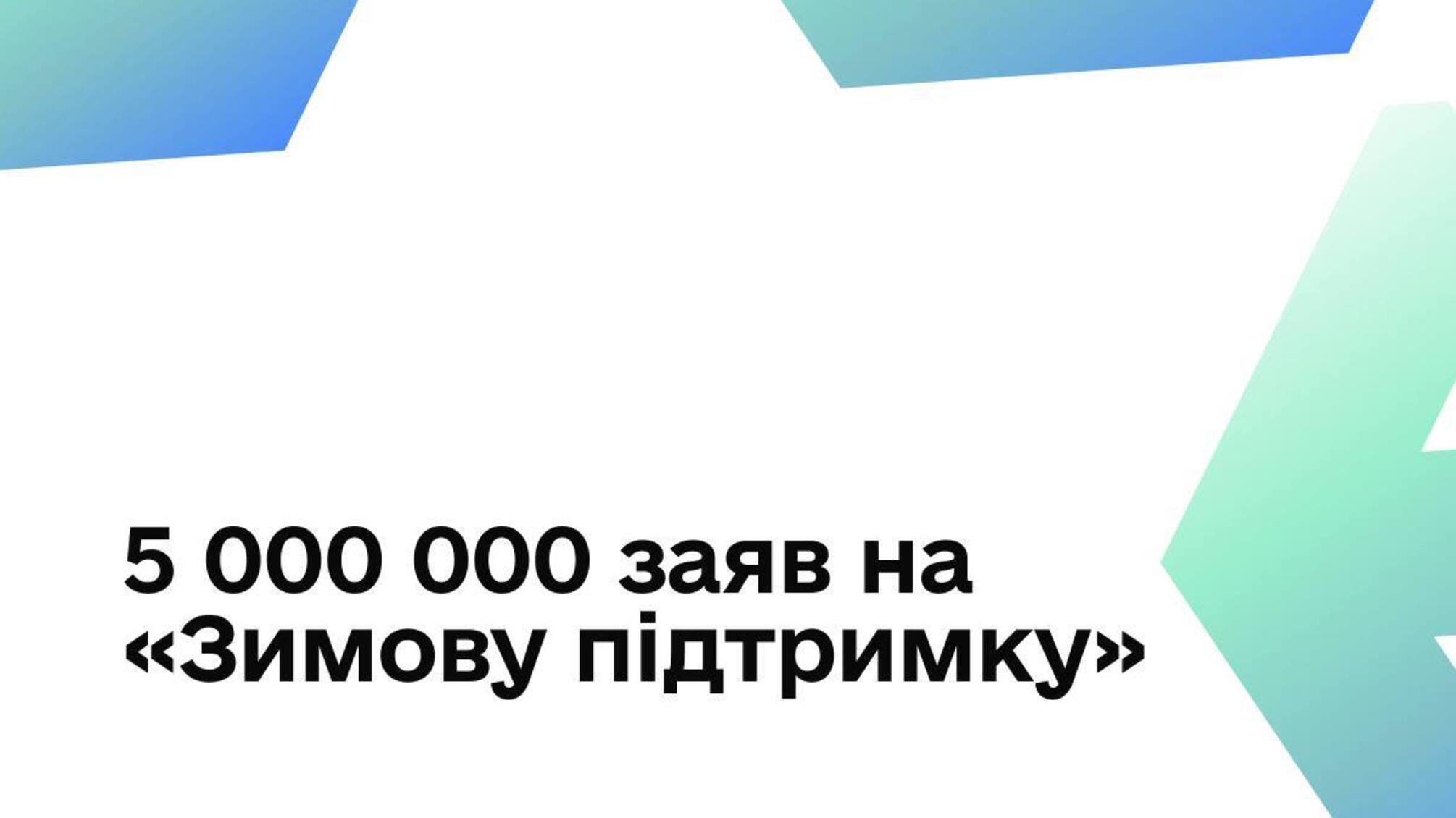 5 миллионов украинцев за первые дни подали заявки на 'зимнюю тысячу': как можно использовать