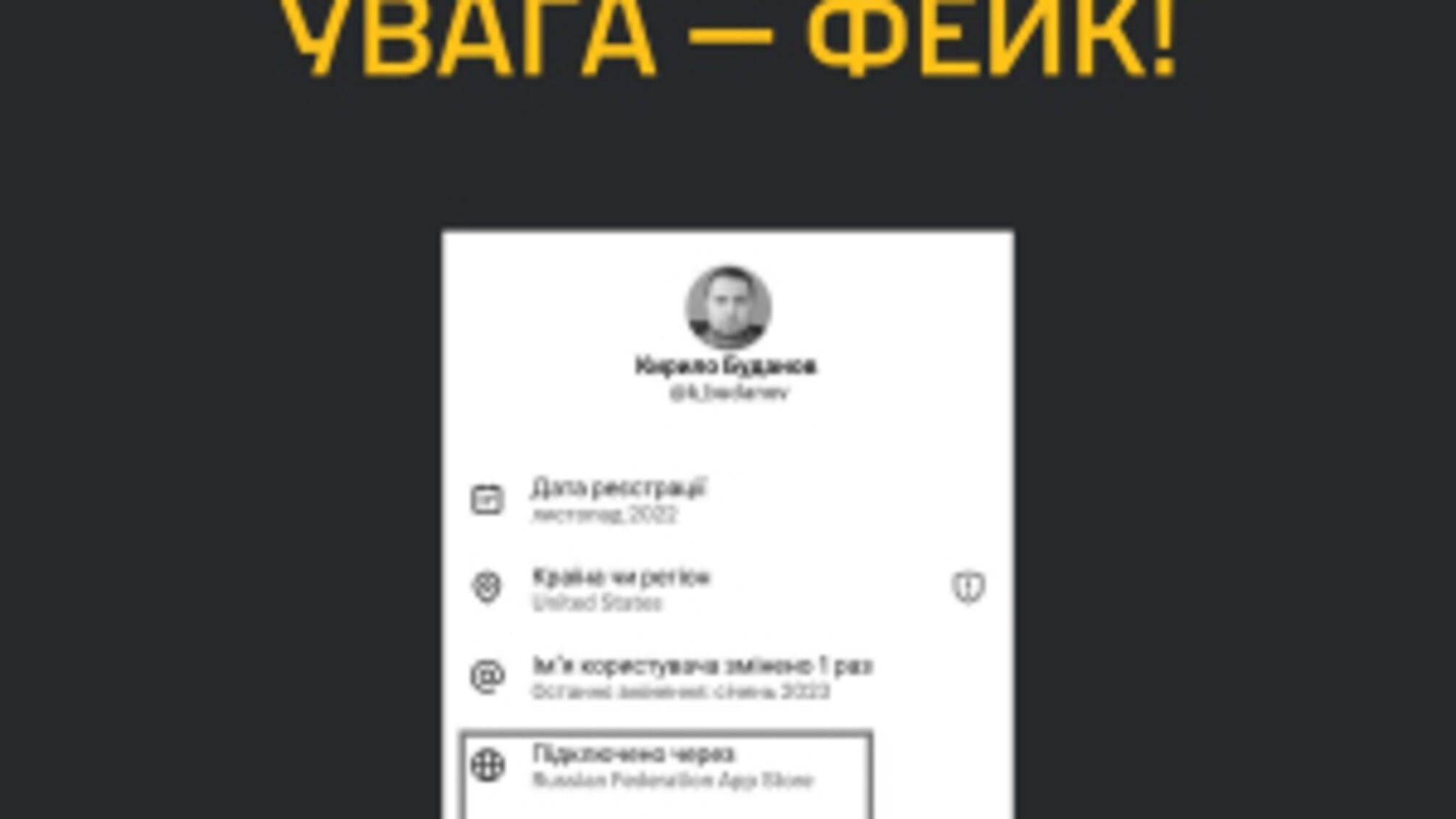 У ГУР попередили про нову інформаційну провокацію рф проти Кирила Буданова