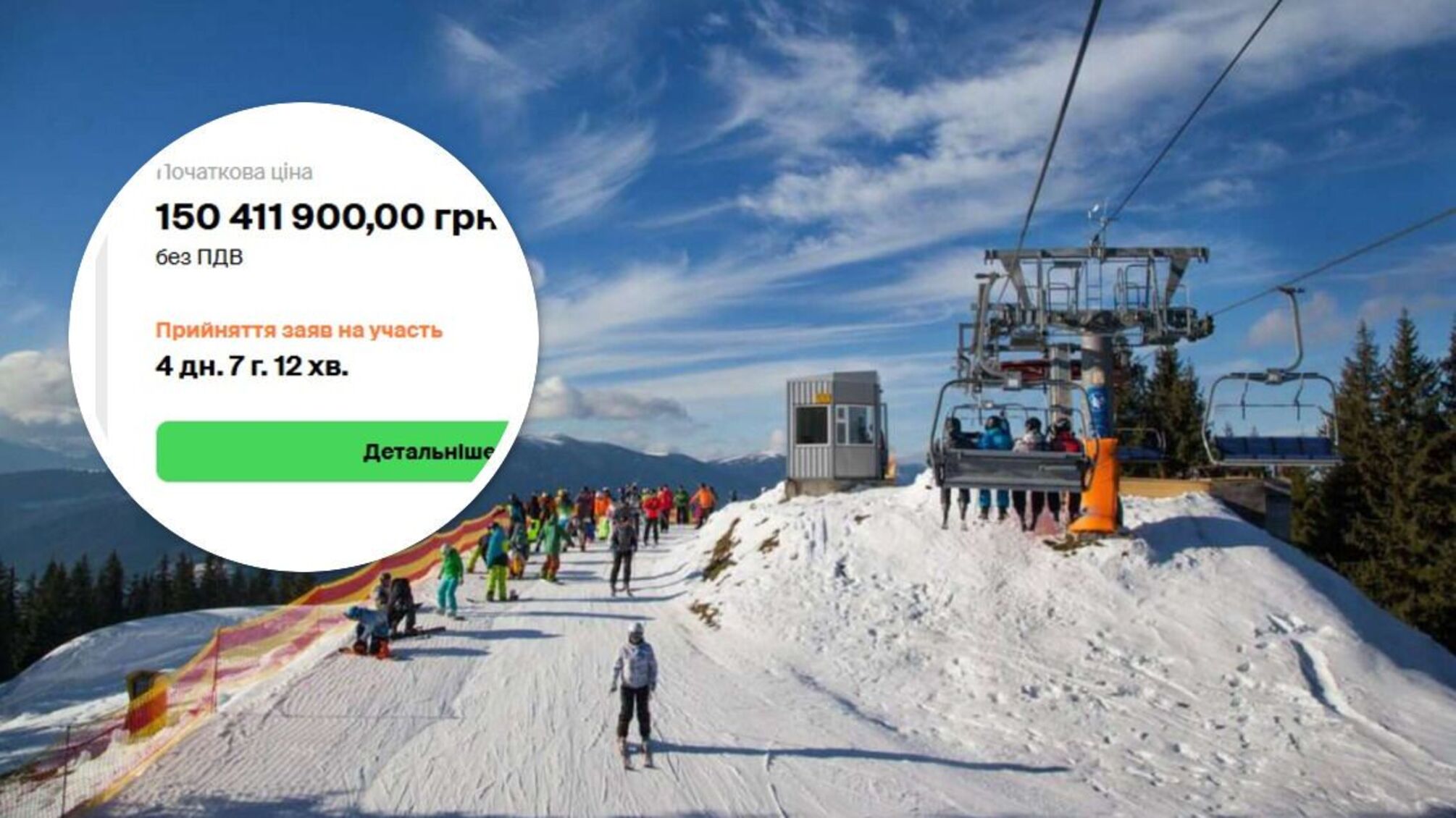 208 участков и подъемник: «Пилипец» уходит с молотка за 150 млн грн