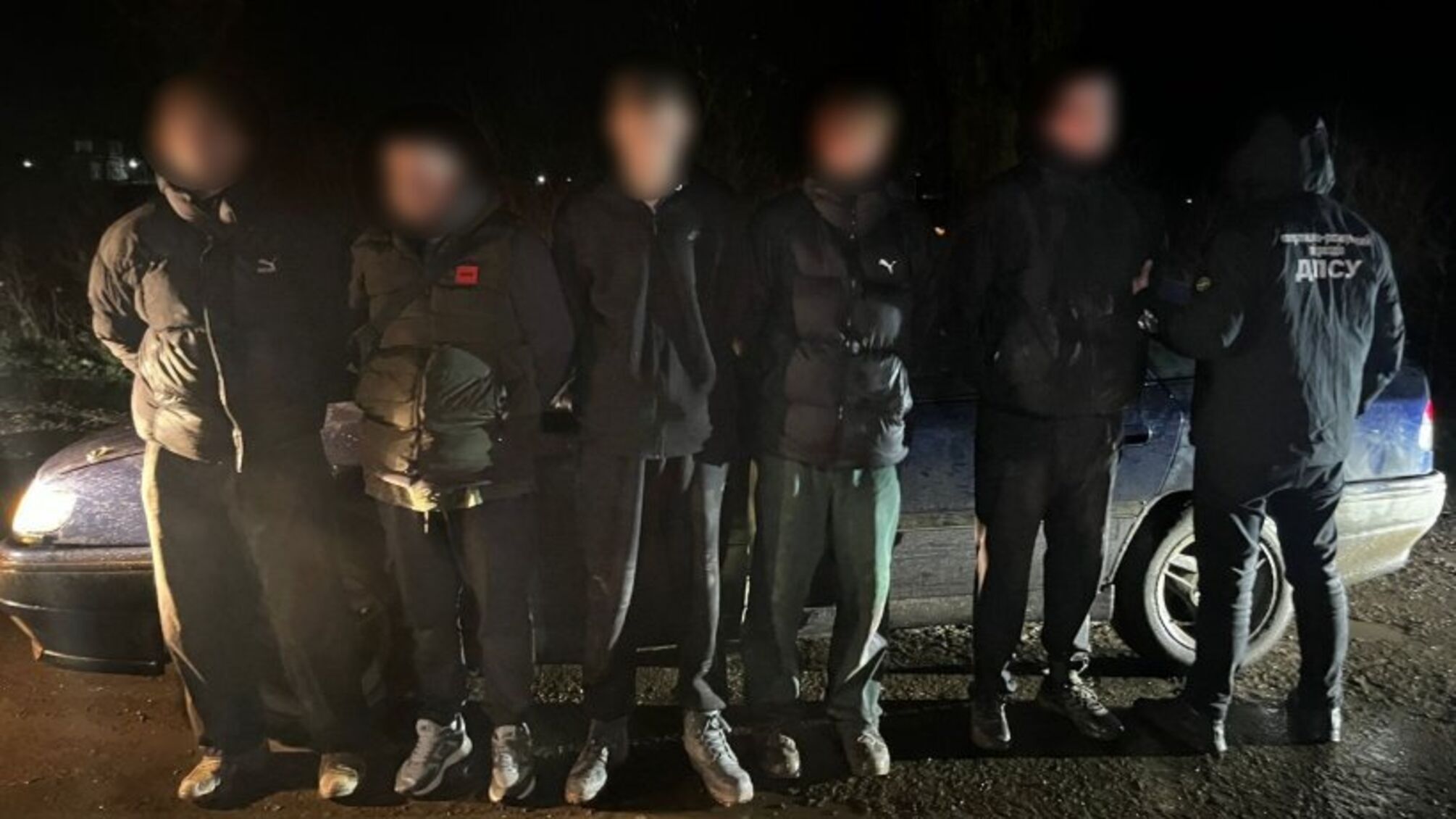 П’ятьох затримано під час спроби нелегально перейти кордон з Молдовою