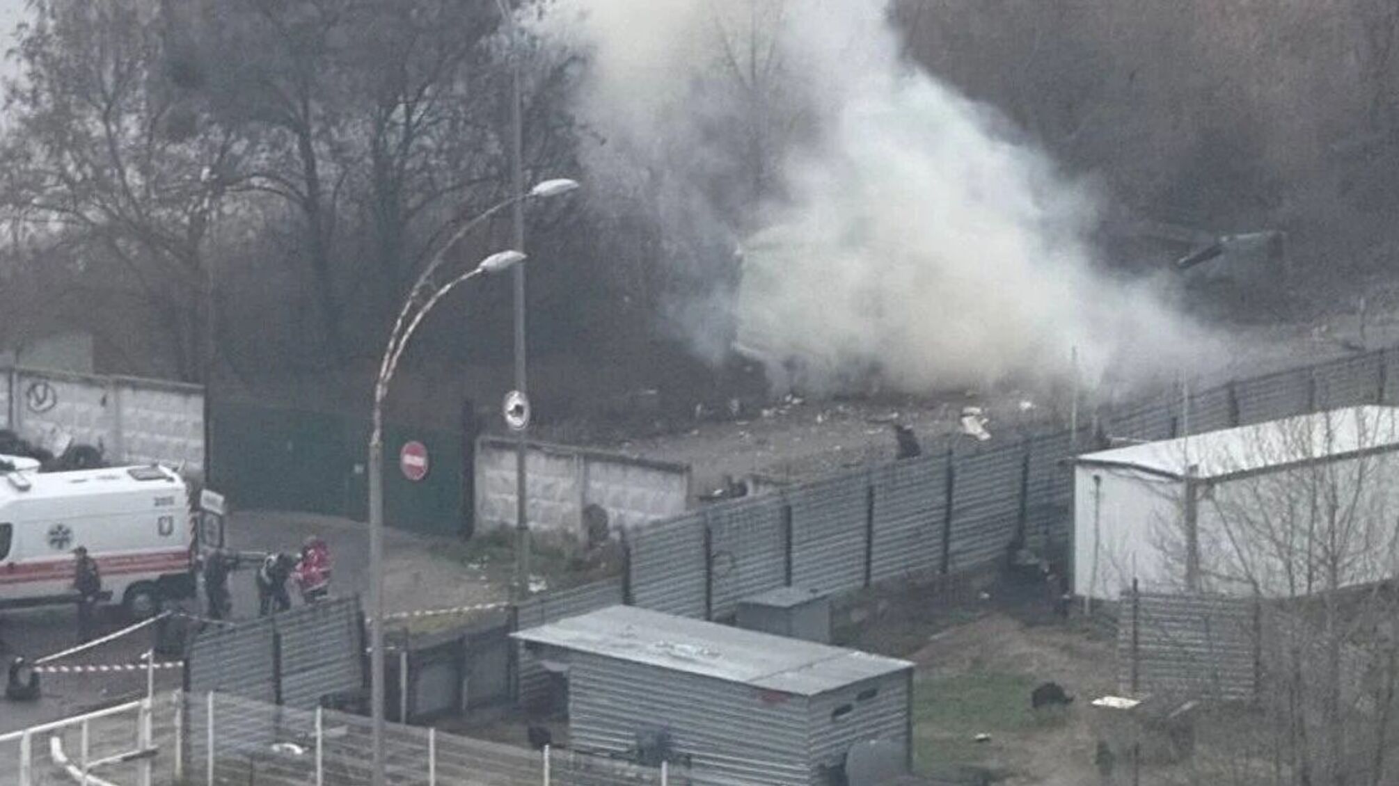 Мощный взрыв в Дарницком районе Киева