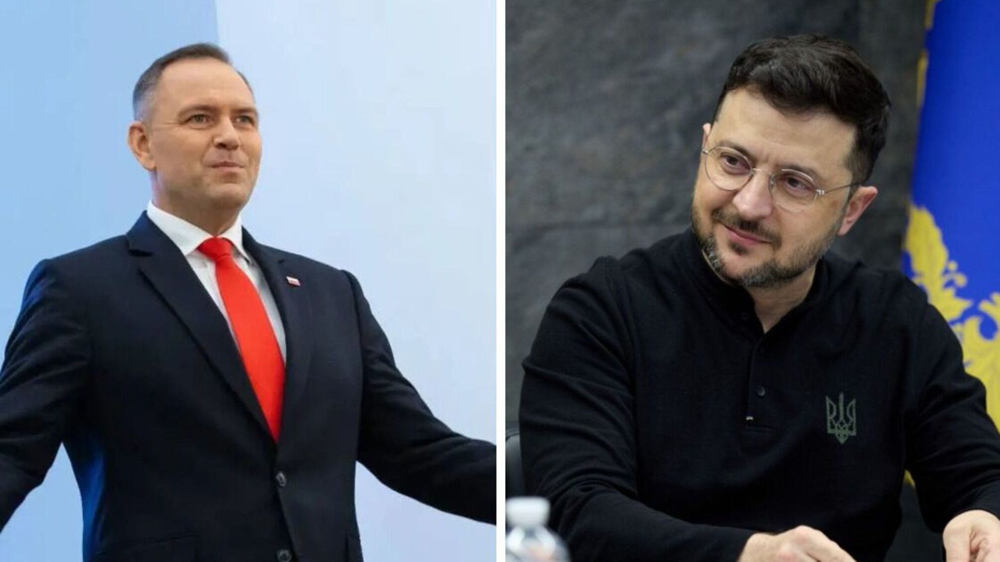 Володимир Зеленський і Кароль Навроцький
